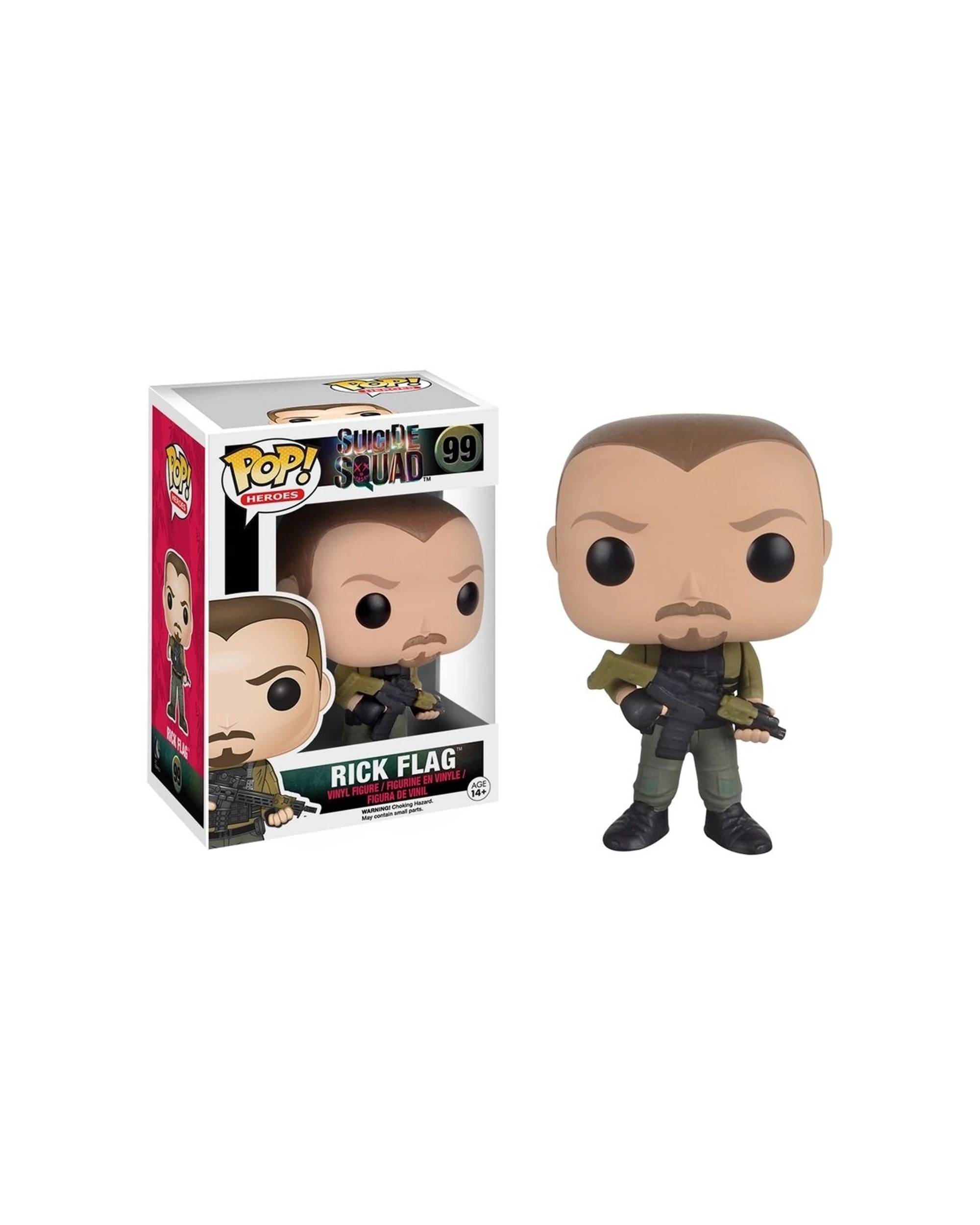 1 Pop Vinyl Figurine Task Force X Squad Rick Flag Collectible Action Figure 10cm - Multi, 1 of 3