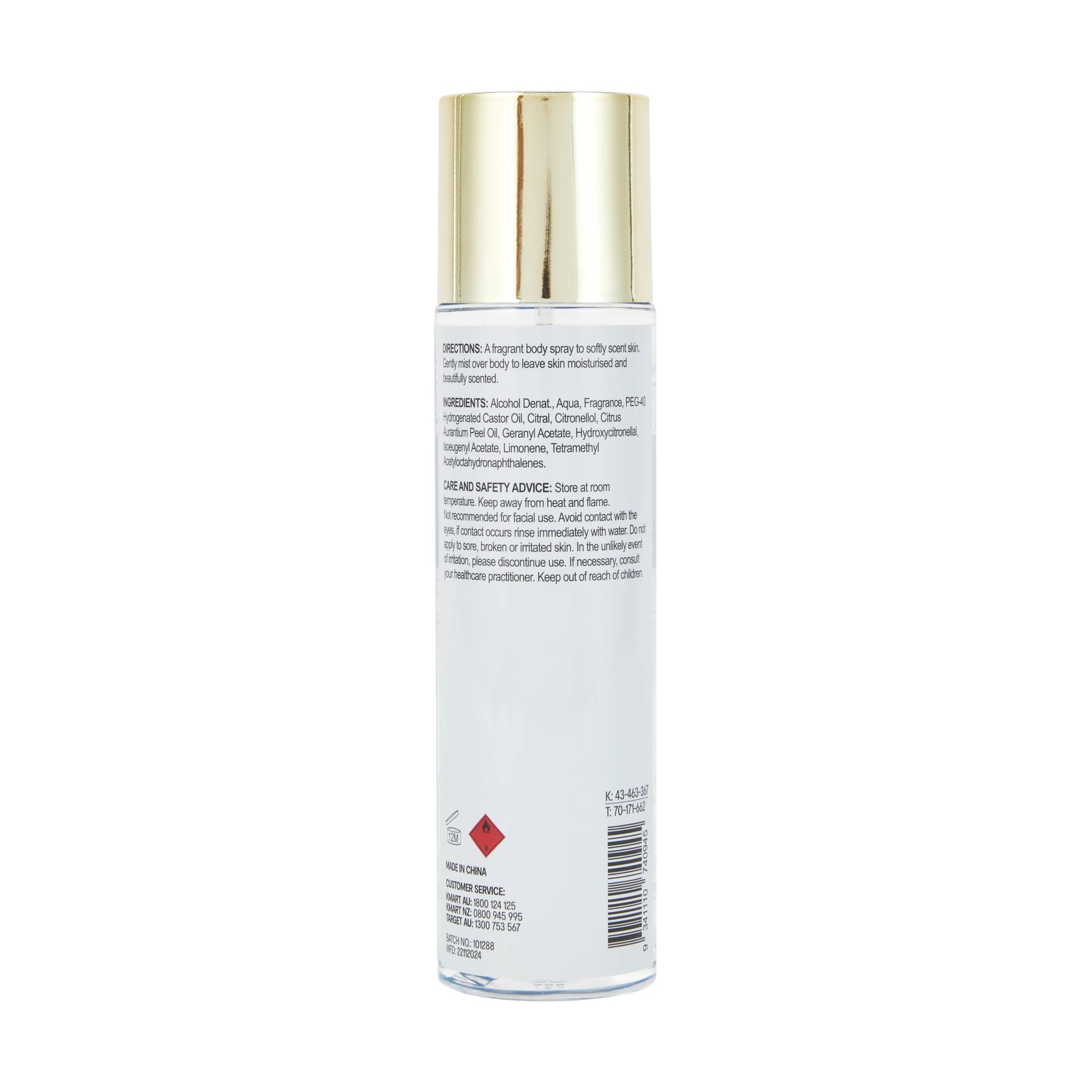 3 OXX Fragrance Sweet Euphoria Blue Lagoon Body Mist 150ml - Magnolia, Mandarin and Musk, 3 of 4