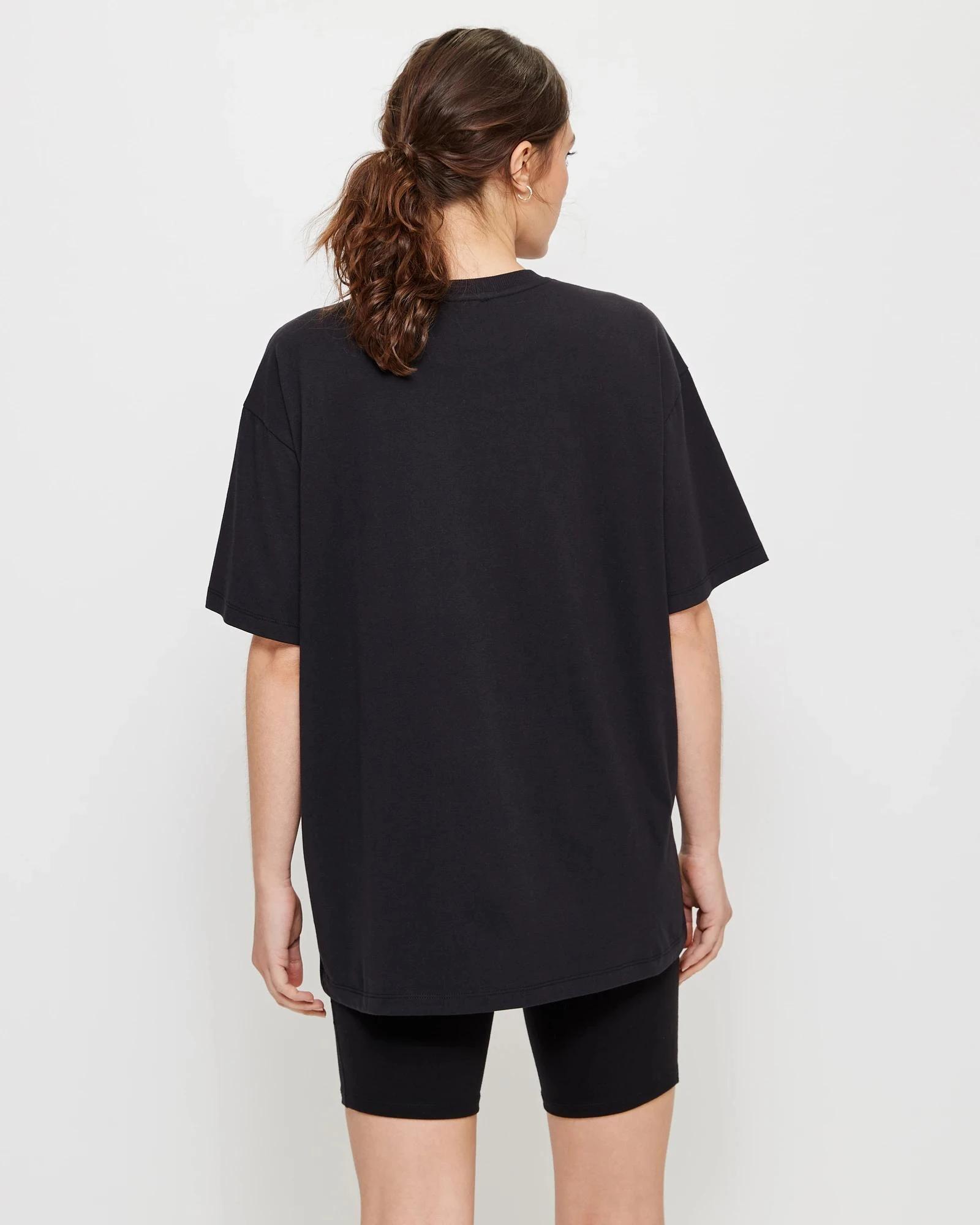 4 Target Active Oversized Jersey T-Shirt BLACK, 4 of 6