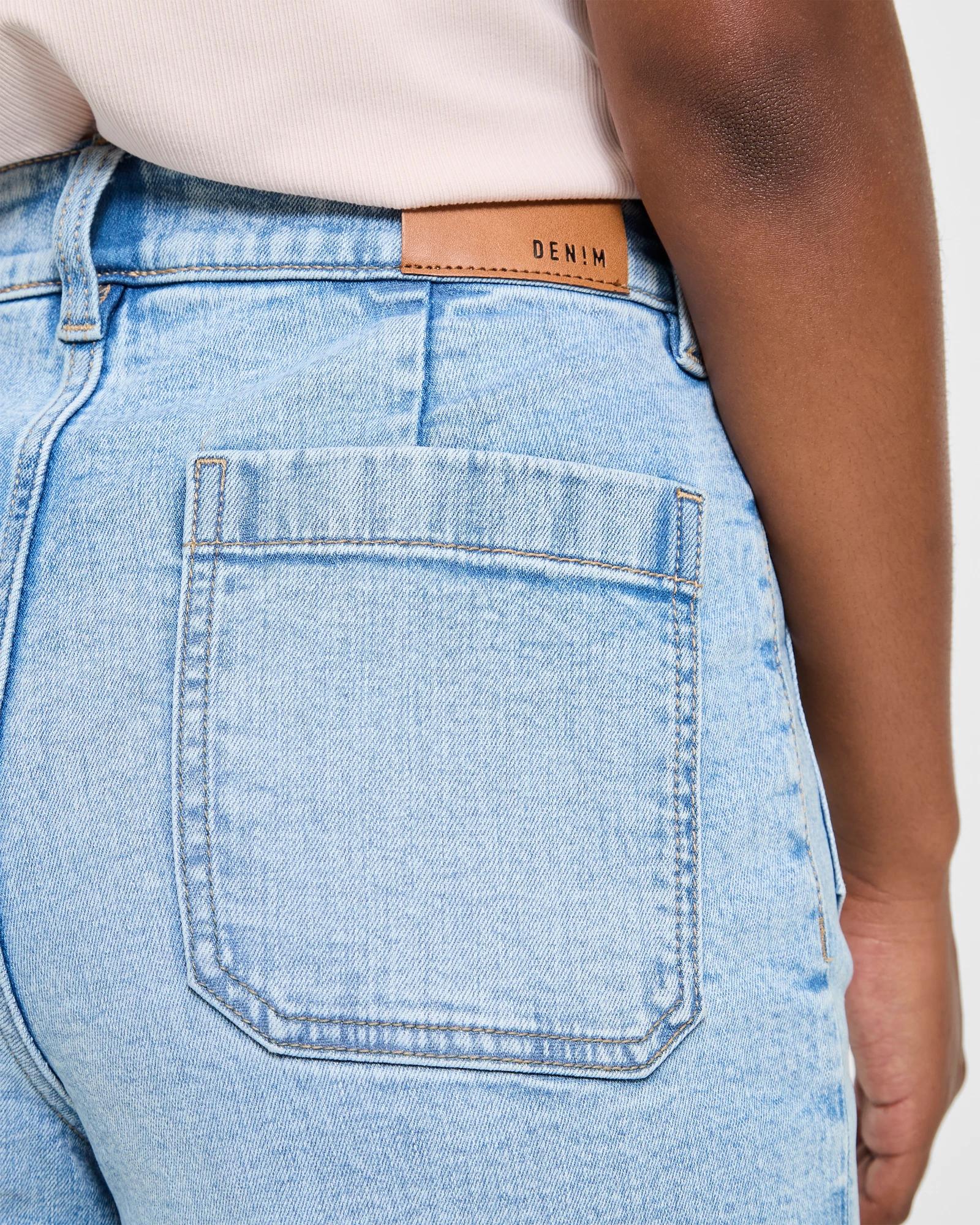 5 Target Petites Full Length Wide Leg Denim Jeans - Mila BRIGHT VINTAGE BLUE, 5 of 5