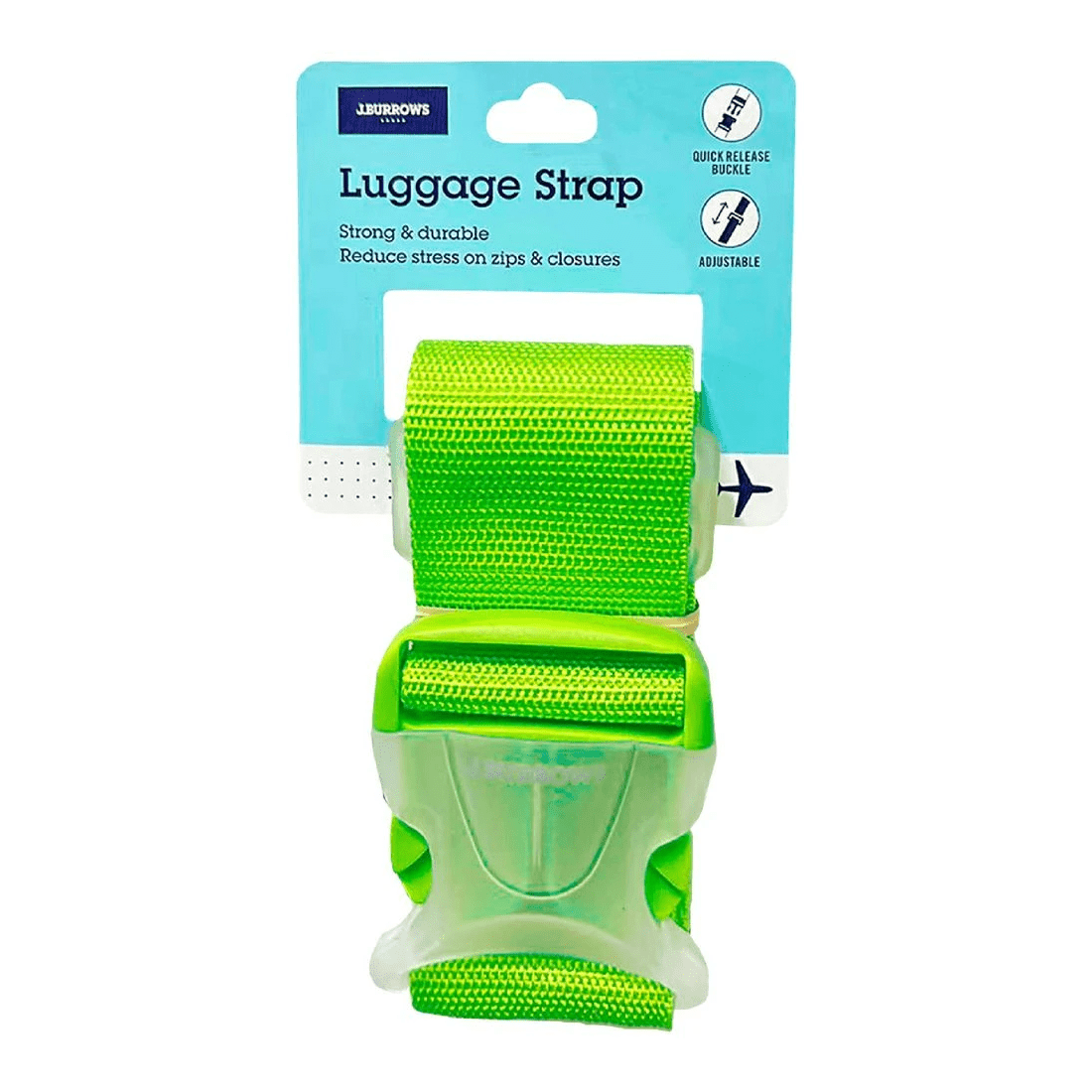 1 J.Burrows Luggage Strap Green, 1 of 2