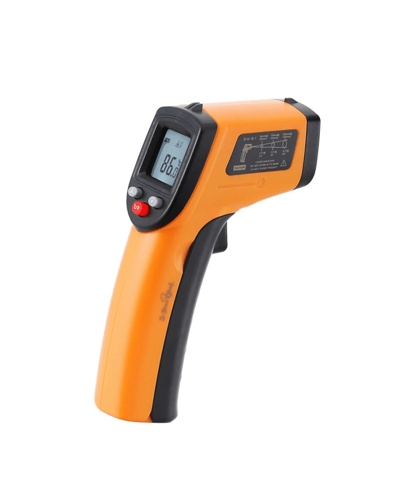 5-star Chef Laser Infra Thermometer Food Digital Temperature Gun Smoker Pizza - Orange