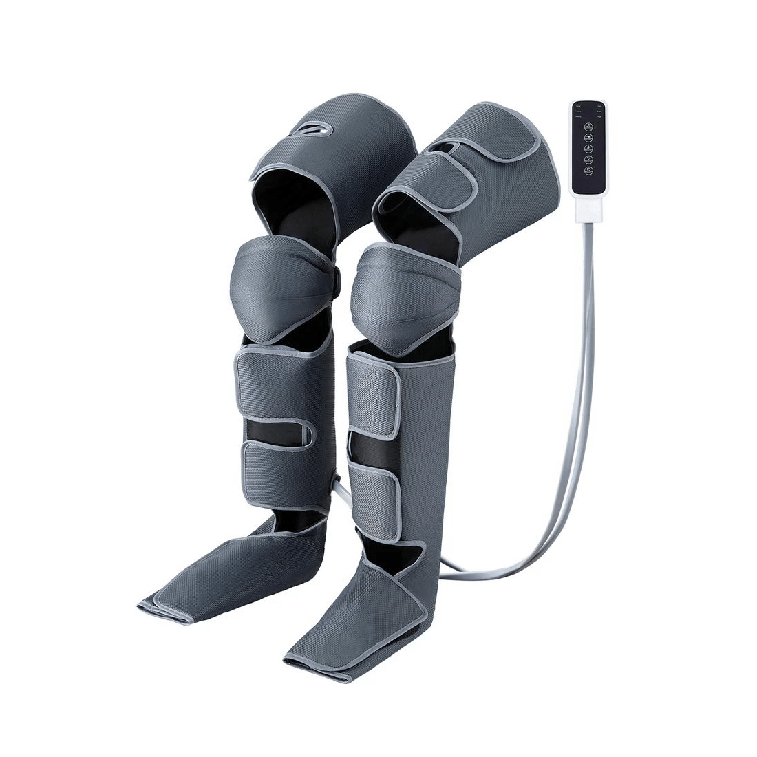 1 Livemor Foot Massager Leg Knee Massager with Air Compression 3 Massage Modes Heating - Black, 1 of 7