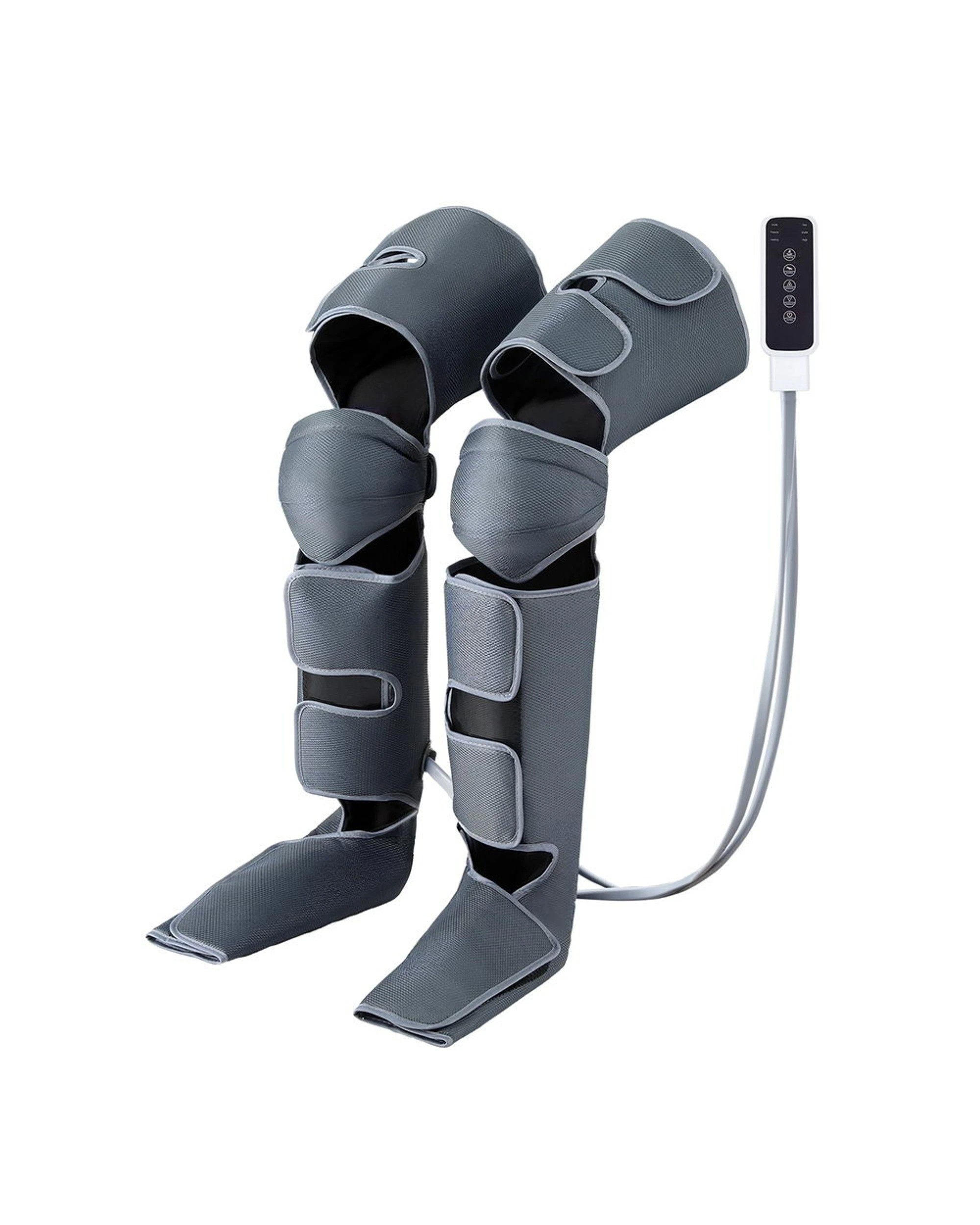 1 Livemor Foot Massager Leg Knee Massager with Air Compression 3 Massage Modes Heating - Black, 1 of 8