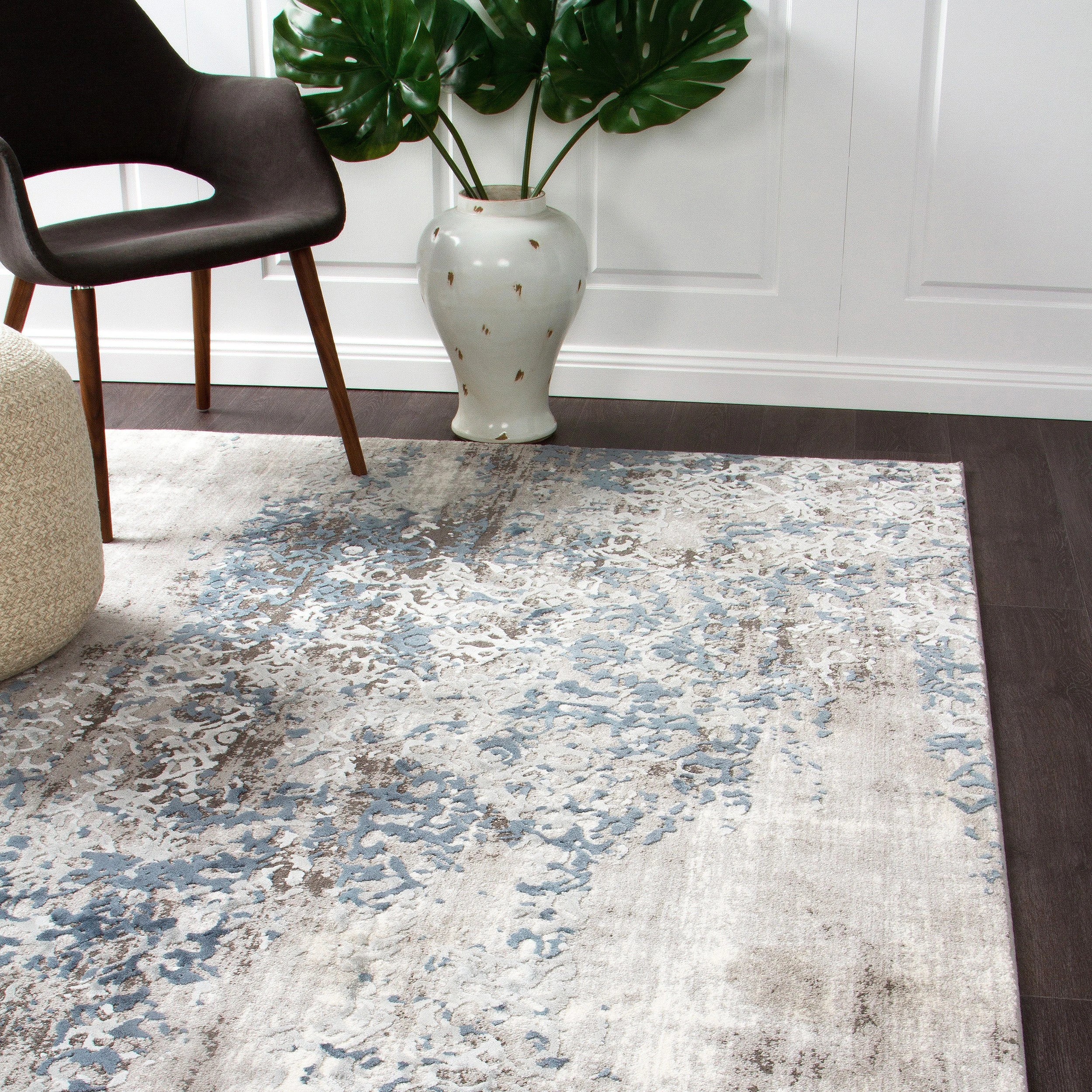 2 Common Ground Rugs Isola 1731 290x200cm - Large Pet Friendly Floor Rug - Grey, 2 of 7