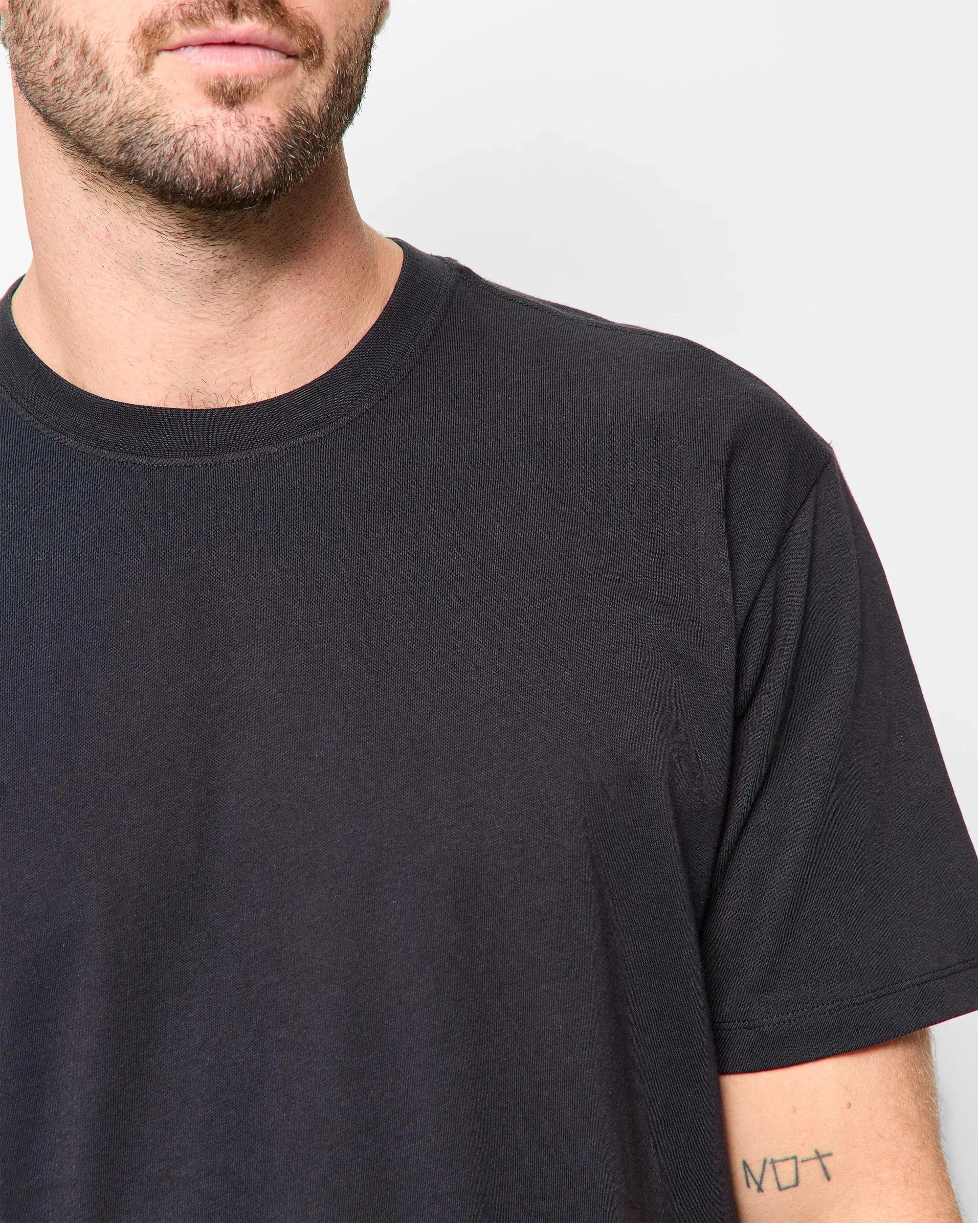 5 Target Australian Cotton T-Shirt BLACK, 5 of 5