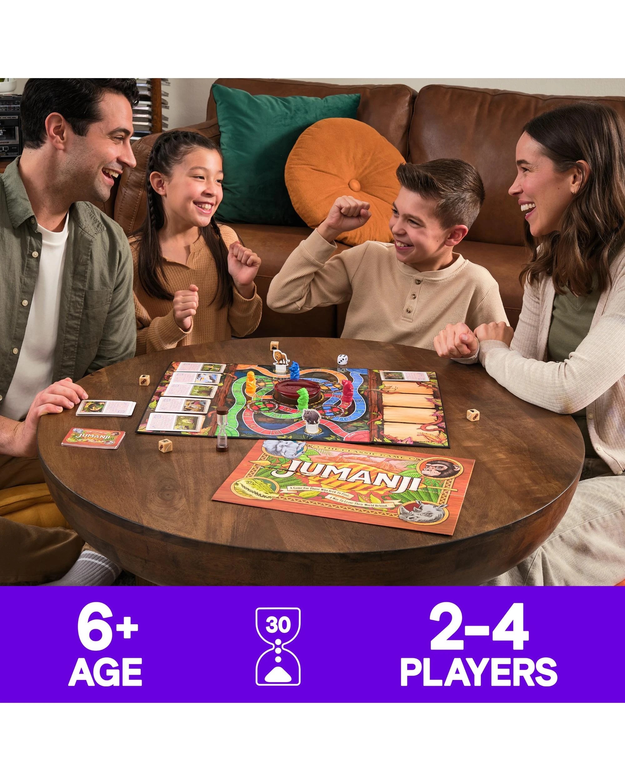 4 Jumanji 30th Anniversary Edition Board Game, 4 of 8