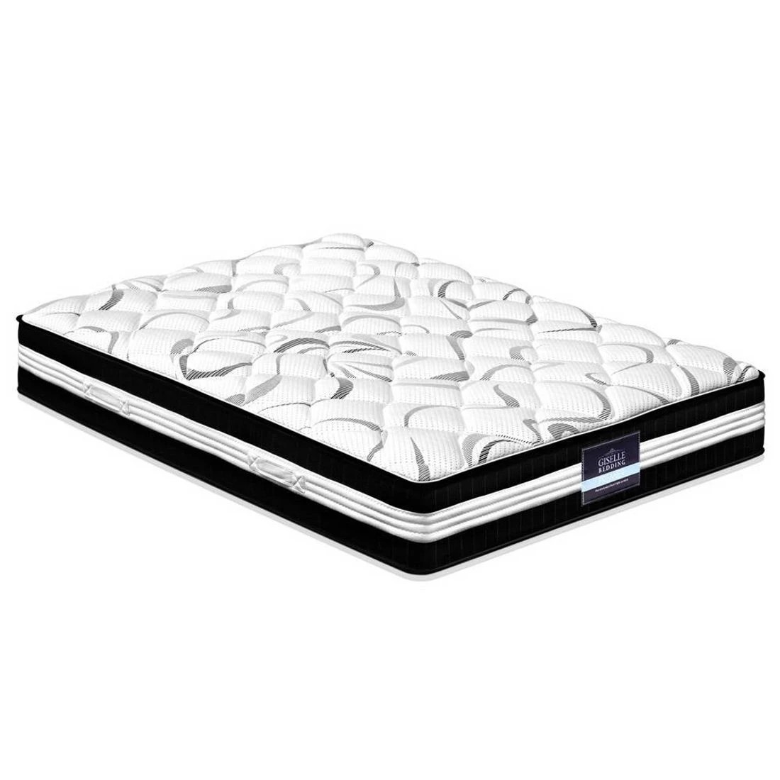 1 Giselle Bedding 30cm Mattress Medium Firm Double - White, 1 of 5