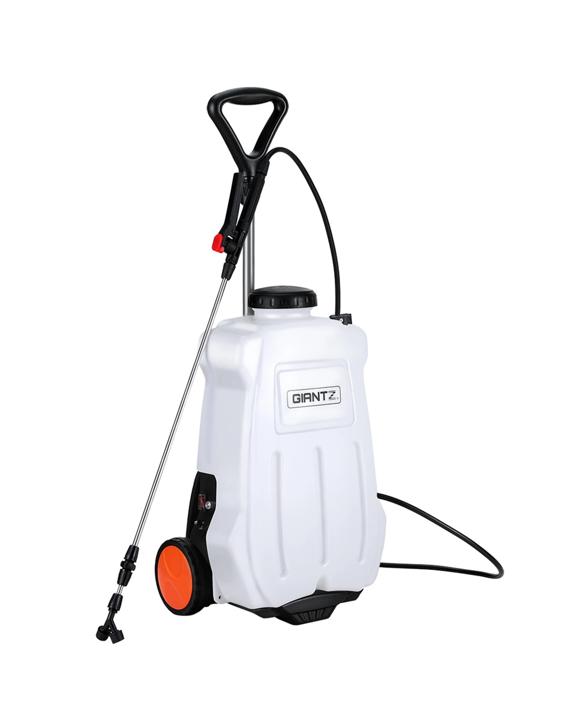 Giantz Weed Sprayer Electric 20L Backpack Trolley - White