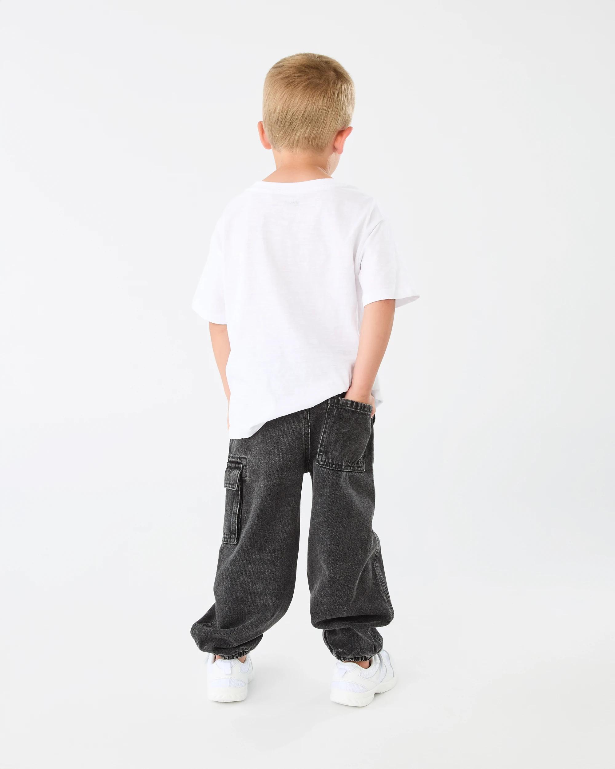 8 Denim Cargo Pants Black Wash, 8 of 8