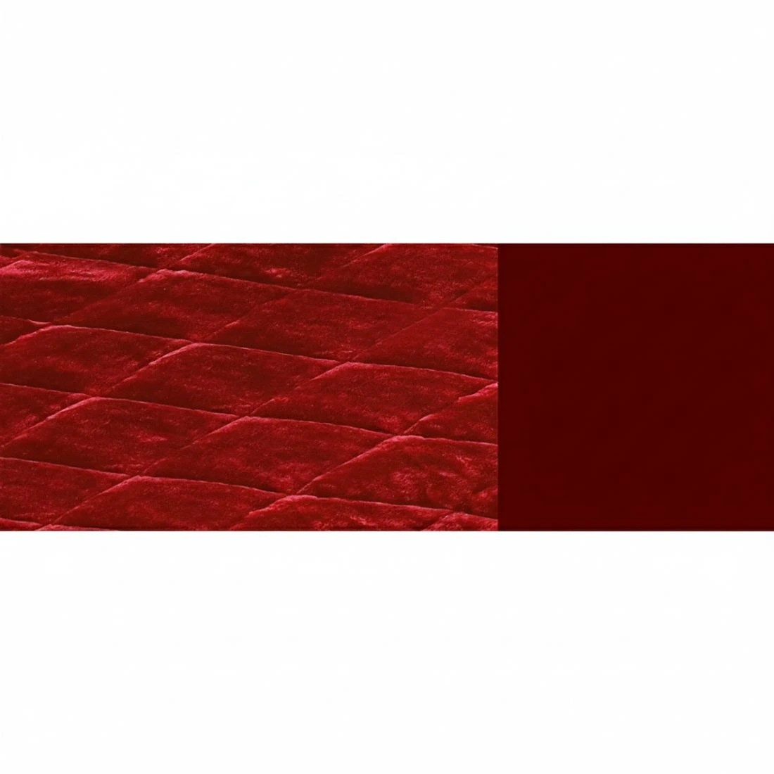 4 Giselle Bedding Faux Mink Quilt Burgundy Super King - Super King Bed - Burgundy, 4 of 6