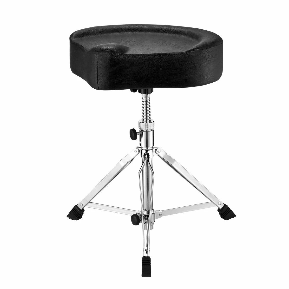 1 AUSWAY Drum Saddle Stool Seat Musician Throne Swivel Adjustable Ergonomic, 1 of 3