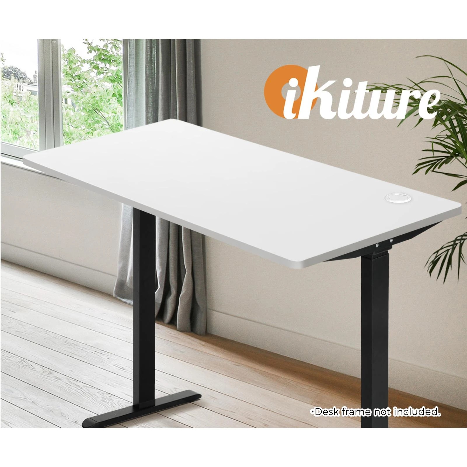 4 Oikiture 150cm Desk Top Electric Desk Board Computer Table
 - White, 4 of 9