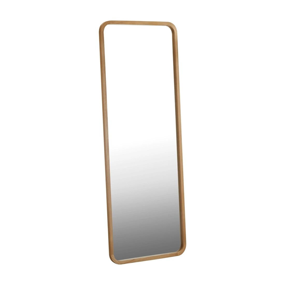 1 Oikiture Wooden Full Length Mirror 166x60cm Rectangle Dressing Floor Mirrors
 - Natural, 1 of 9