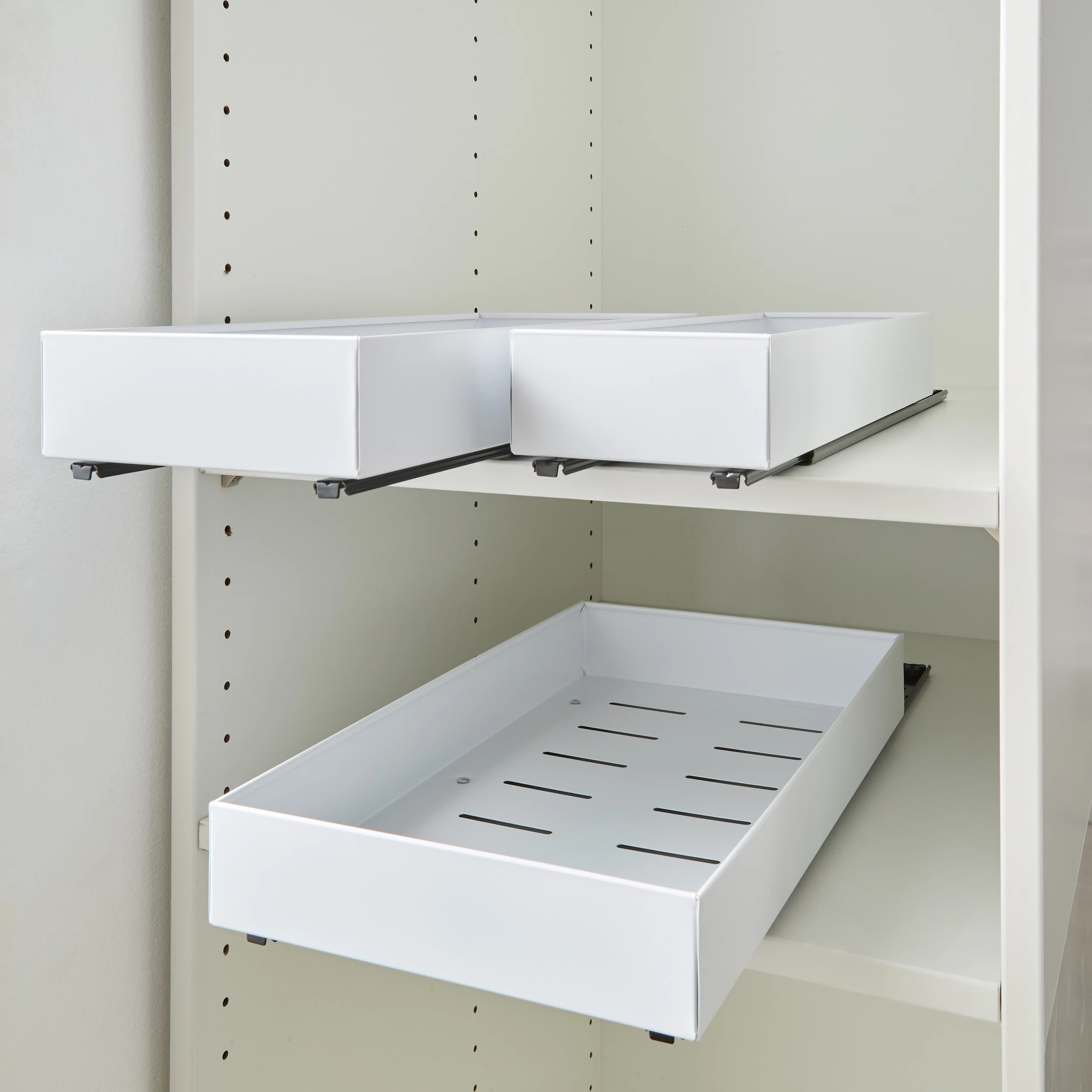 3 Set of 3 Pull-Out Drawers - White, 3 of 10