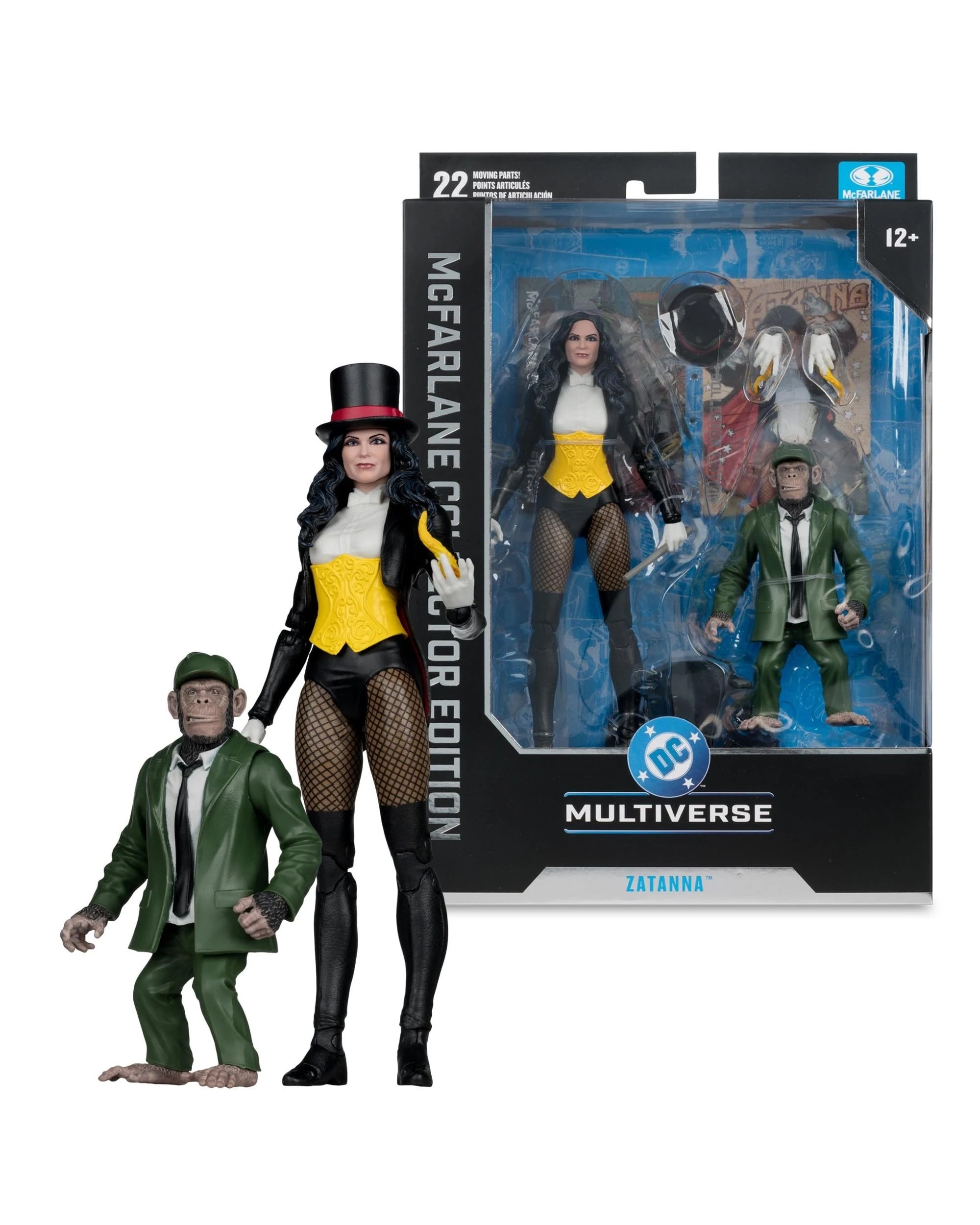 DCマルチバース ザターナ&ディテクティブチンプ DC Multiverse Zatanna with Detective Chimp DC Classics McFarlane