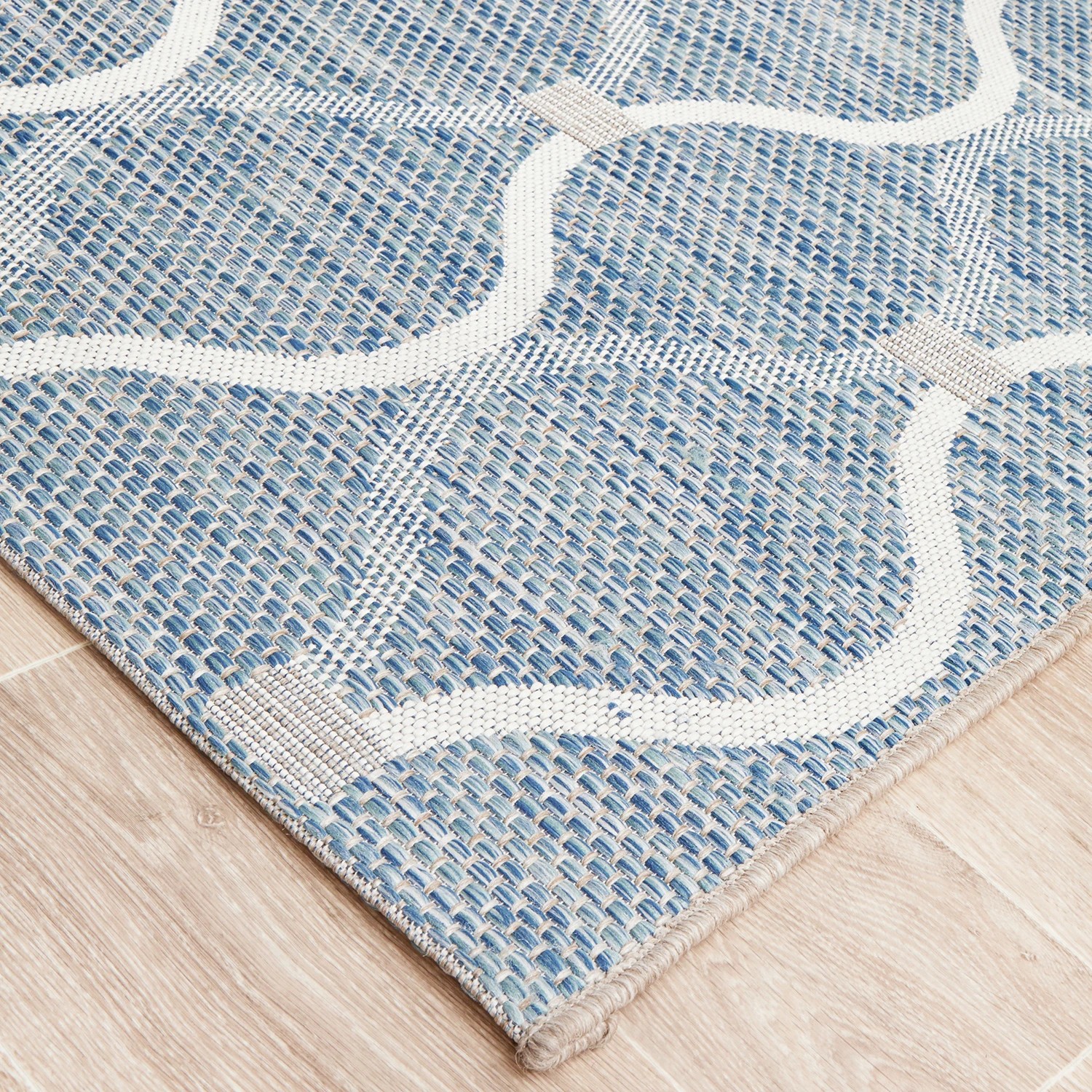 5 Common Ground Rugs Portico 5501 Outdoor 290x200cm - Large Pet Friendly Floor Rug - Blue, 5 of 8
