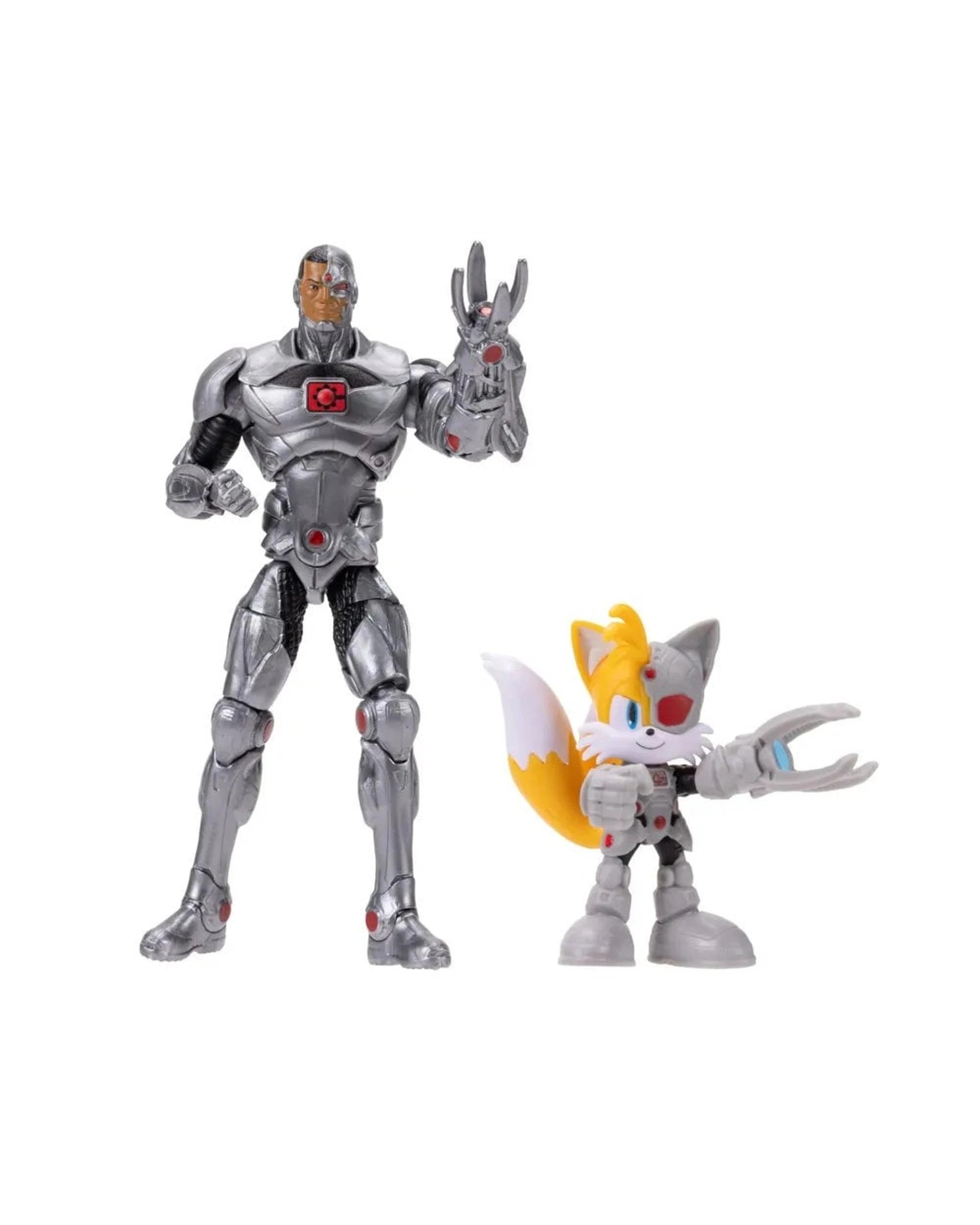 6 Sonic the Hedgehog X DC Cyborg and Tails as Cyborg 5 inch Action Figure 2 Pack, 6 of 8