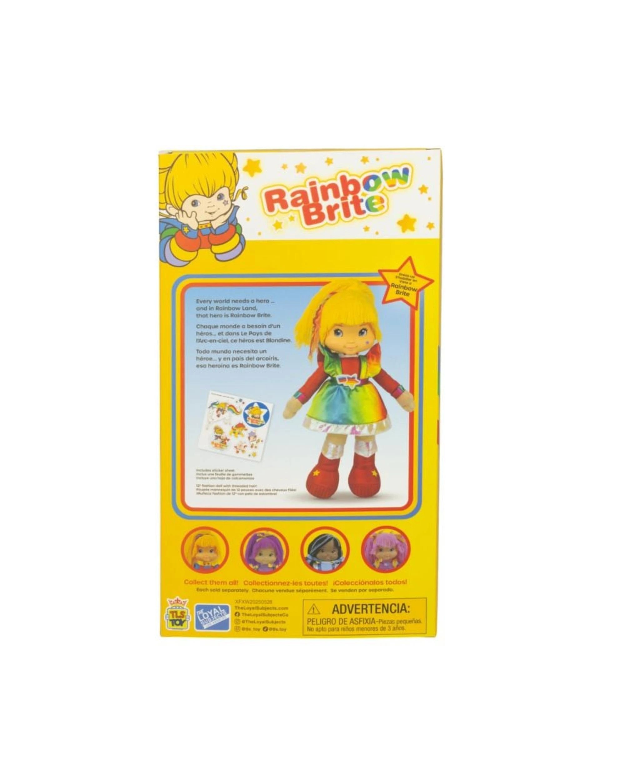 7 Rainbow Brite "Dress Up" Rainbow Brite 12 inch Plush Doll, 7 of 7