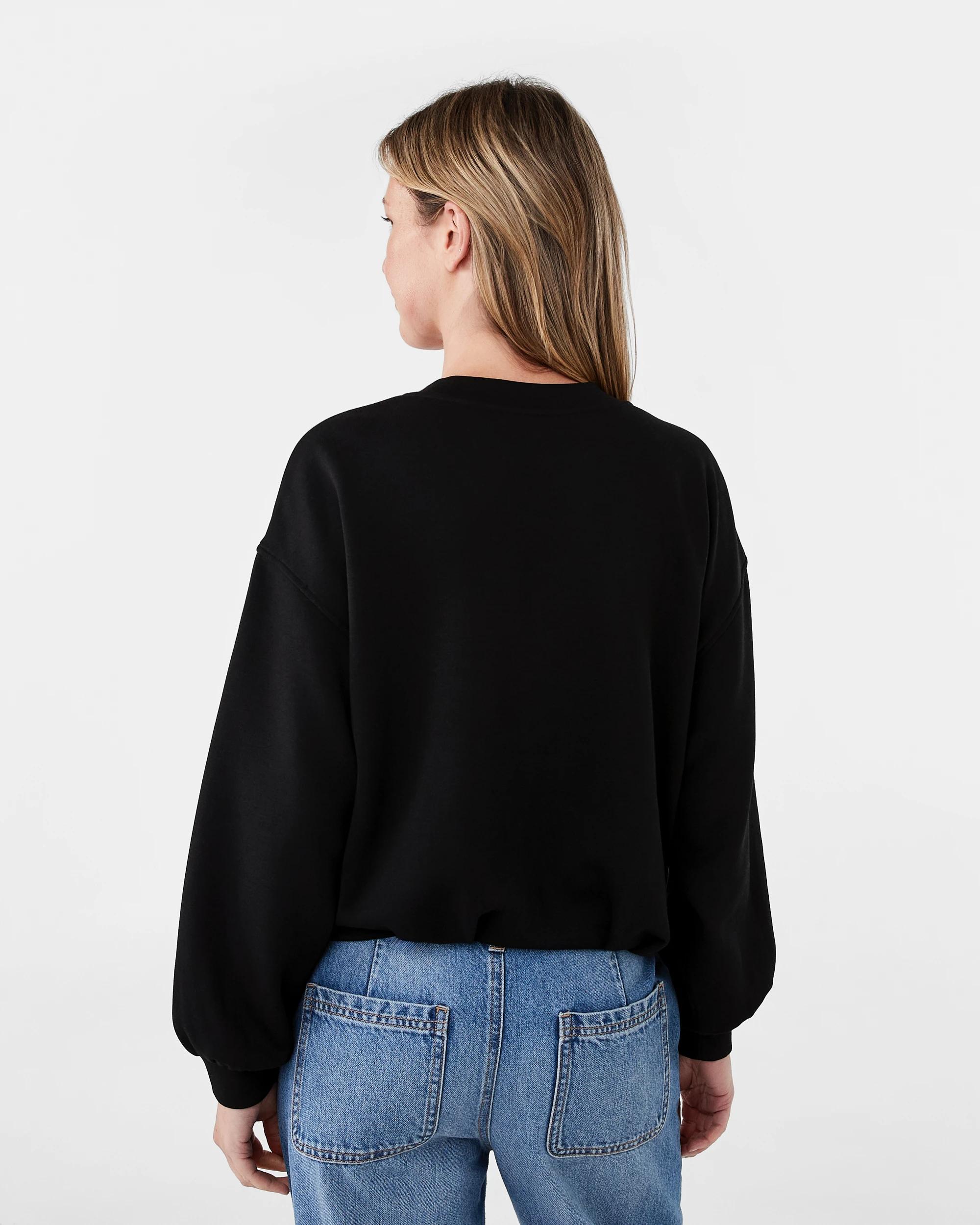 3 Scuba Bubble Sweatshirt Black, 3 of 6