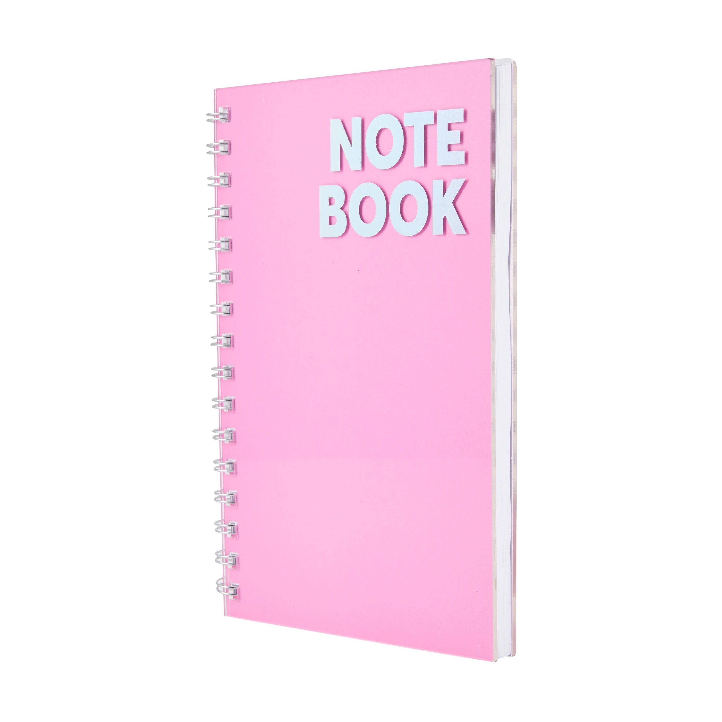 3 A5 Notebook - Pink, Acrylic, 3 of 4