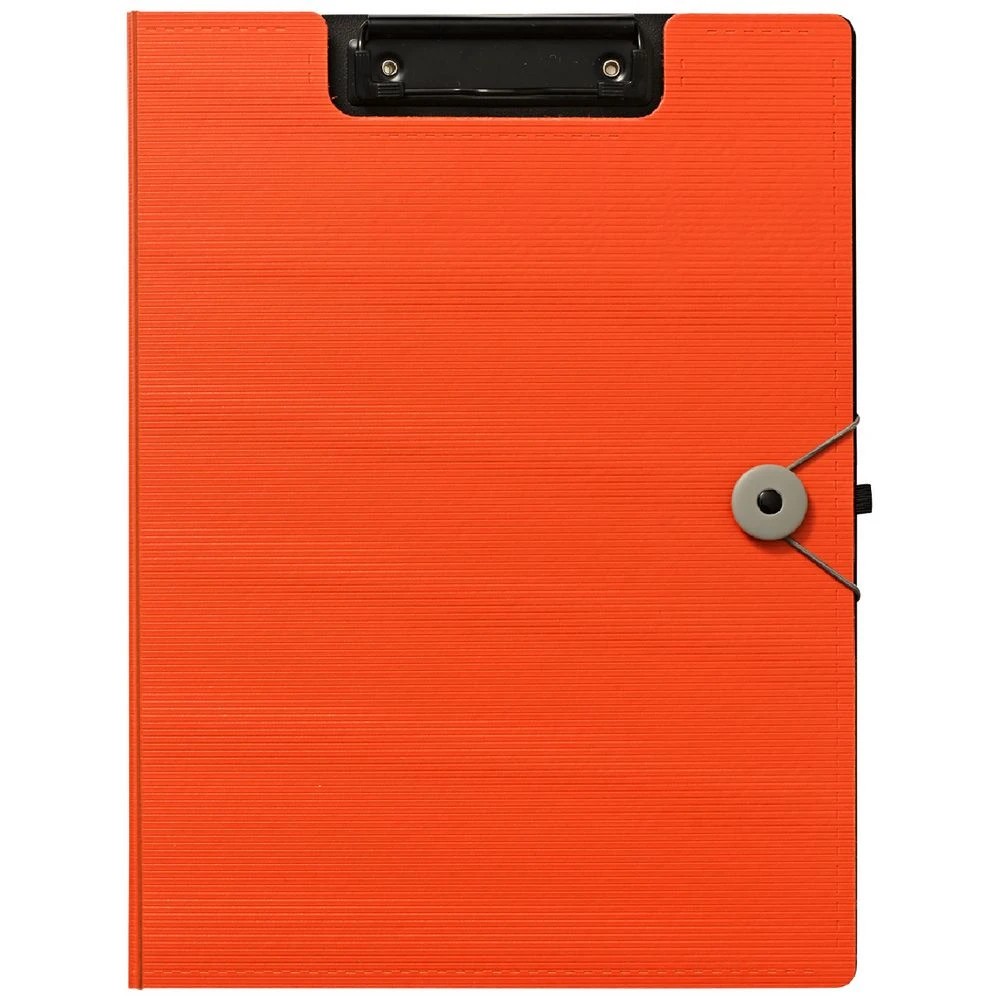 1 J.Burrows Foam Clipfolder A4 Orange, 1 of 2