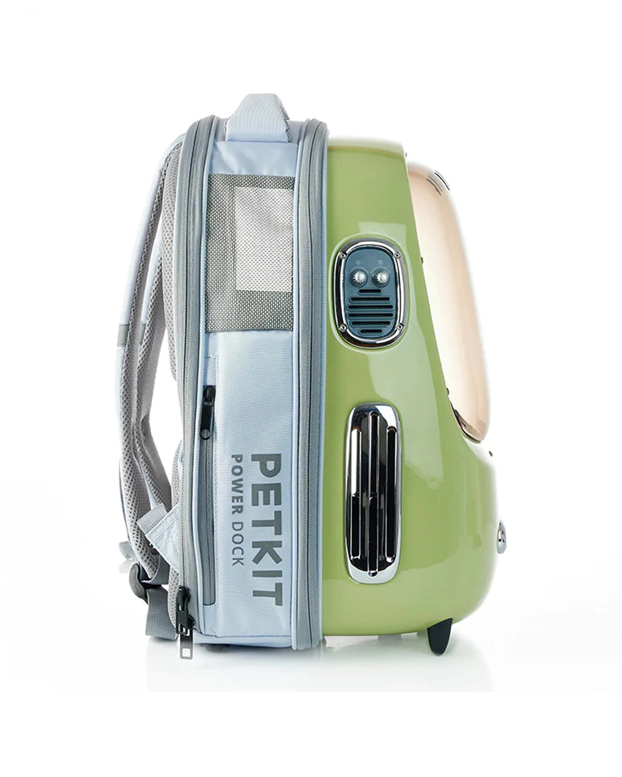 6 Petkit Breezy 2 Smart Cat Backpack Bag Ventilated Lightweight Travel Carrier - Green, 6 of 6