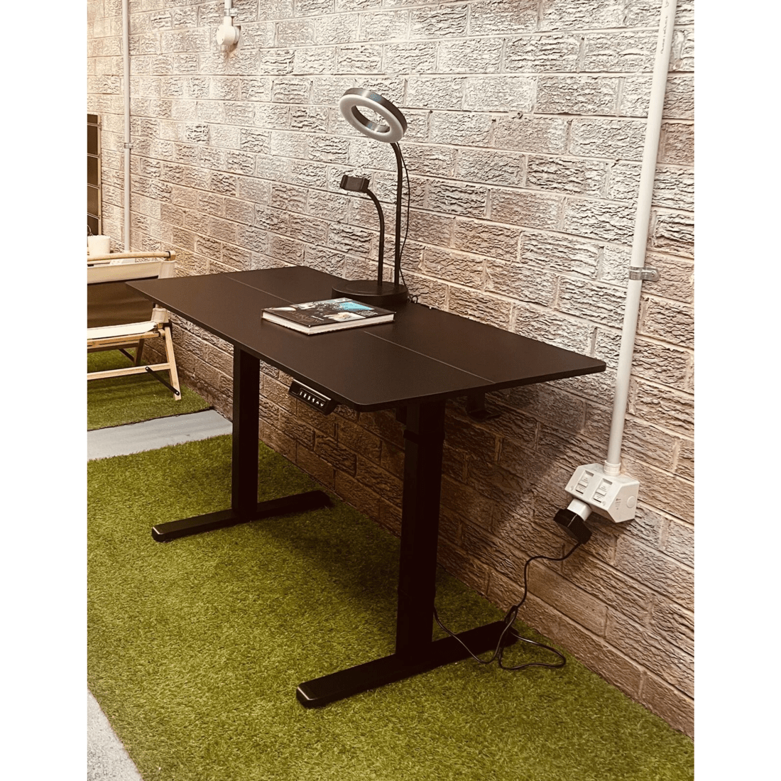 6 BR Home Kids Ergonomic Study Chair with Adjustable Electric Standing Desk, 6 of 9