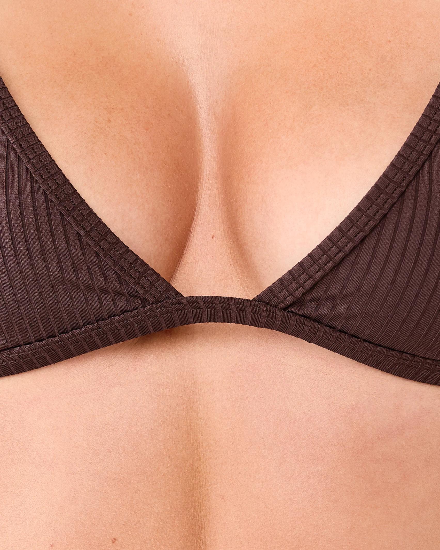 7 Ribbed Fixed Triangle Bikini Top Cbean, 7 of 8