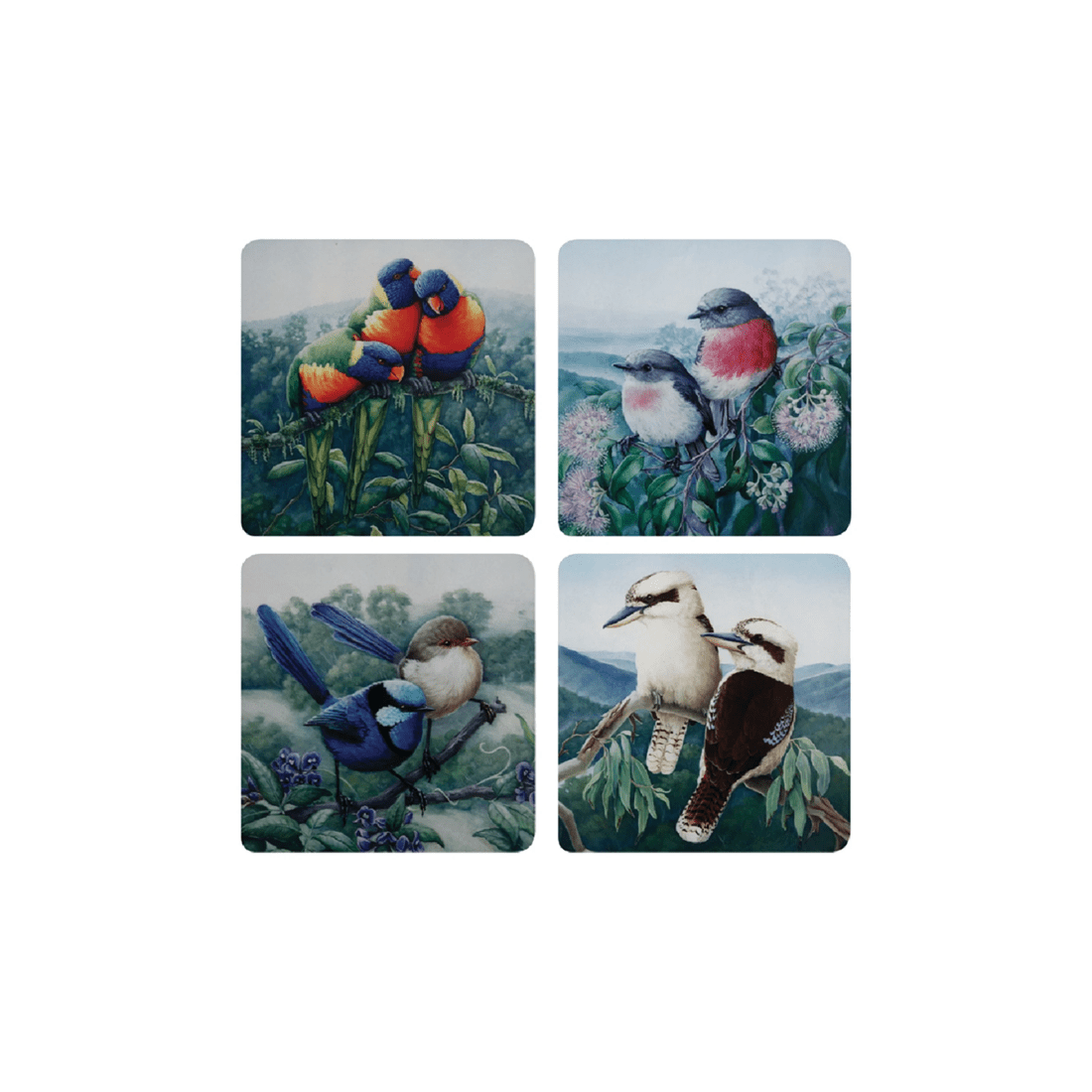 1 Maxwell & Williams 4 Pack Birds Of Australia Coasters 10.5cm Gift Box.
 - Multi, 1 of 3
