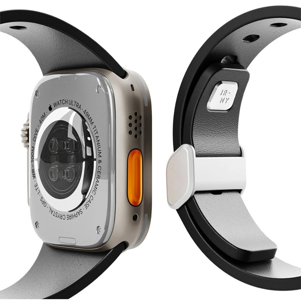 2 Journey Urban Apple Watch Leather Band 4249mm Black, 2 of 6