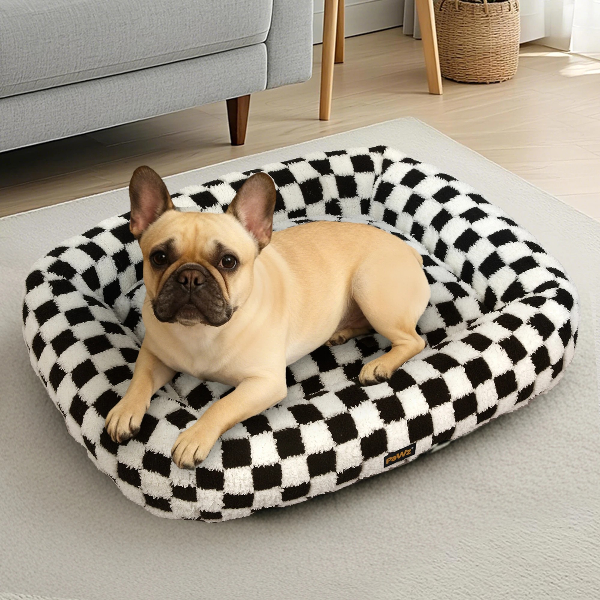 7 Pawz Pet Plush Bed Washable M, 7 of 9