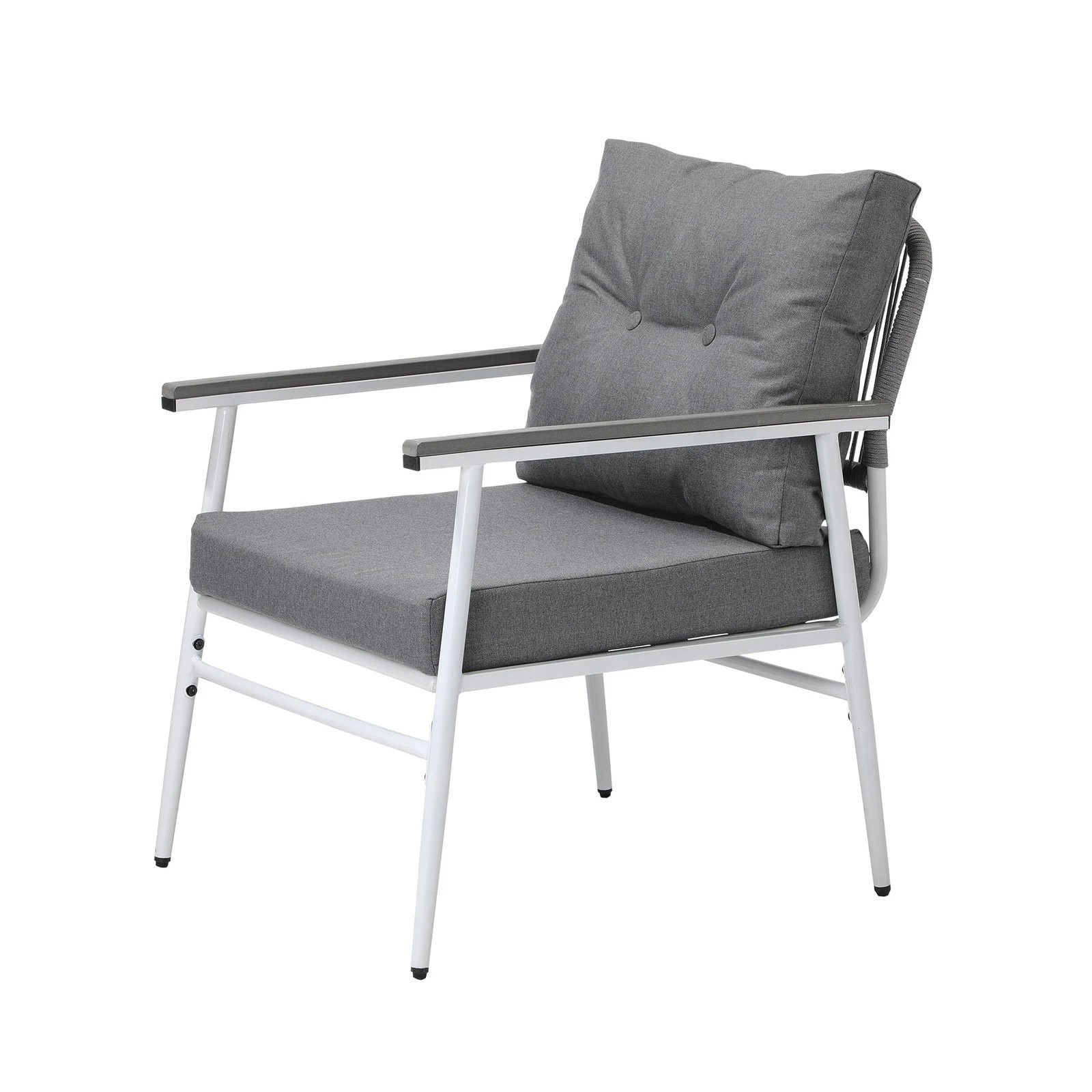 9 Livsip Outdoor Dining Setting Patio Furniture Set 4 Seater Tempered Glass Table - Multi, 9 of 9