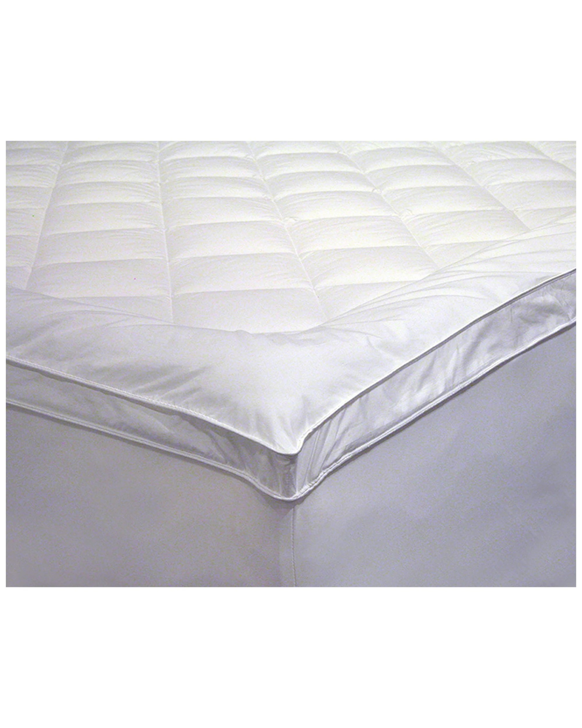 1 Jason Commercial Single X-long Bed Microloft Fitted Mattress Topper 92x203cm
 - Single Bed
 - White, 1 of 3