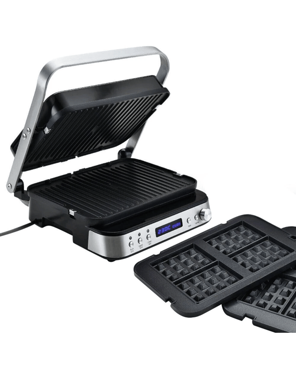 EuroChef Multi Contact Grill Sandwich Press - Metallic