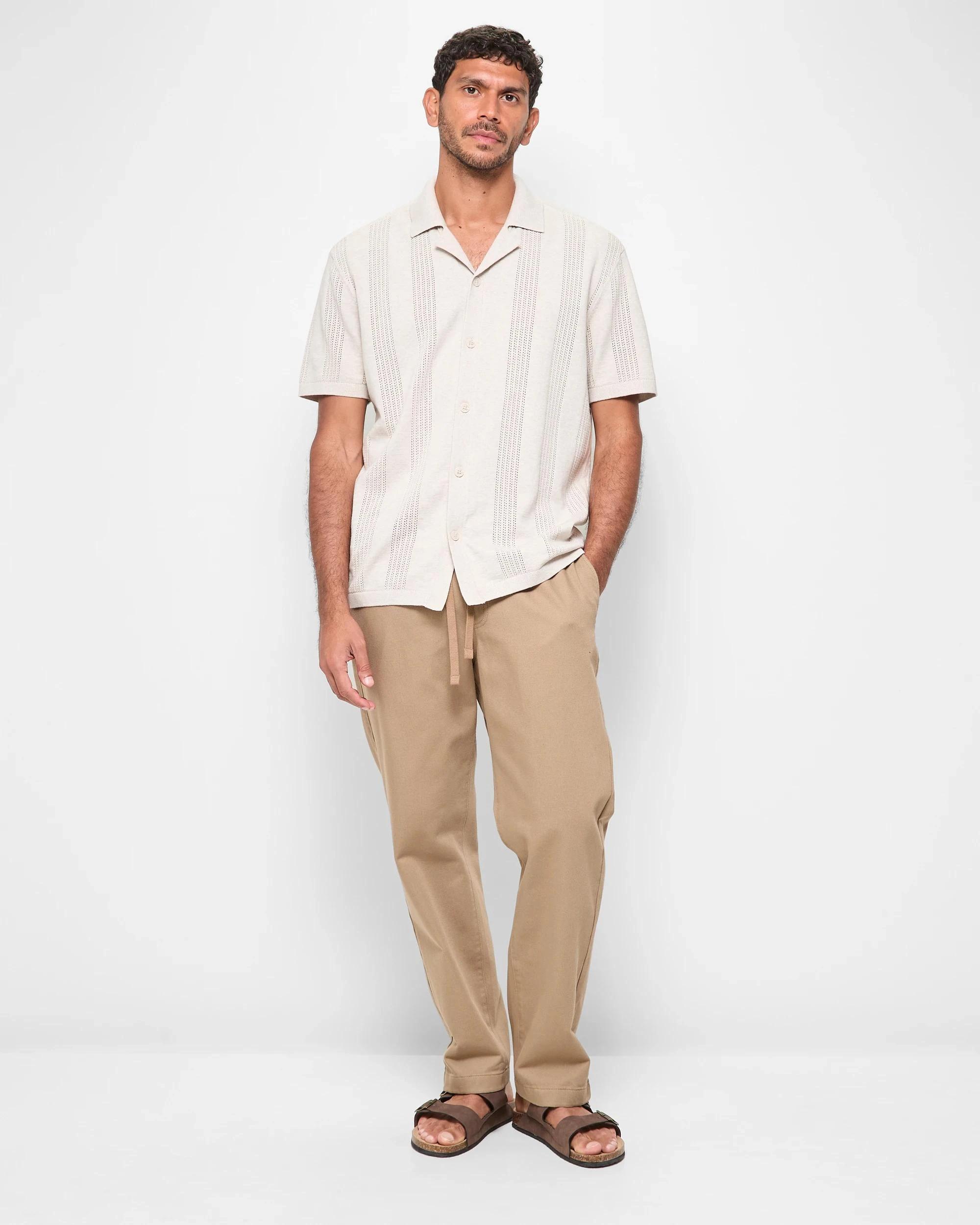 2 Target Australian Cotton Relaxed Twill Pants SEPIA, 2 of 5