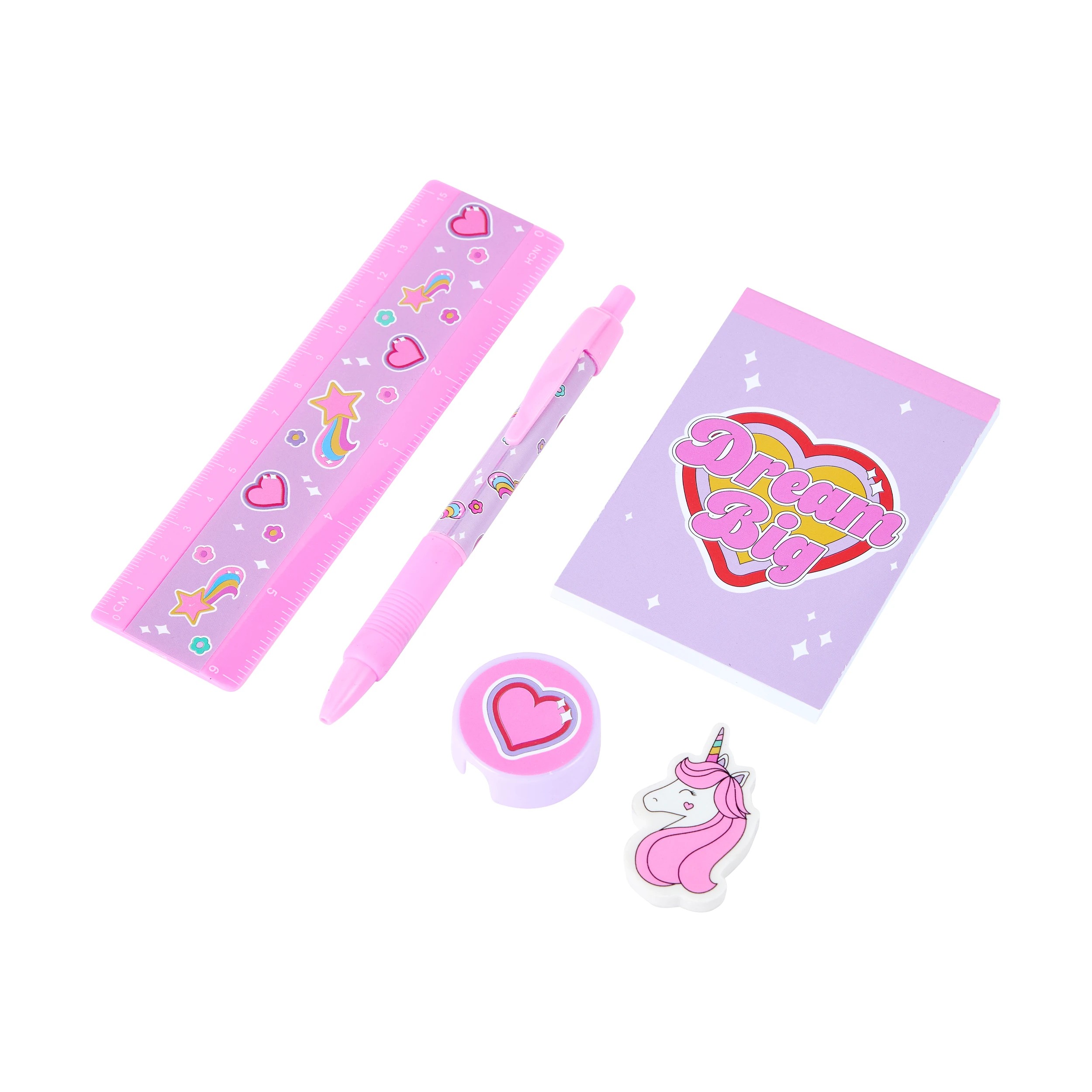 5 Sparkling Stationery Set - Unicorn, 5 of 6