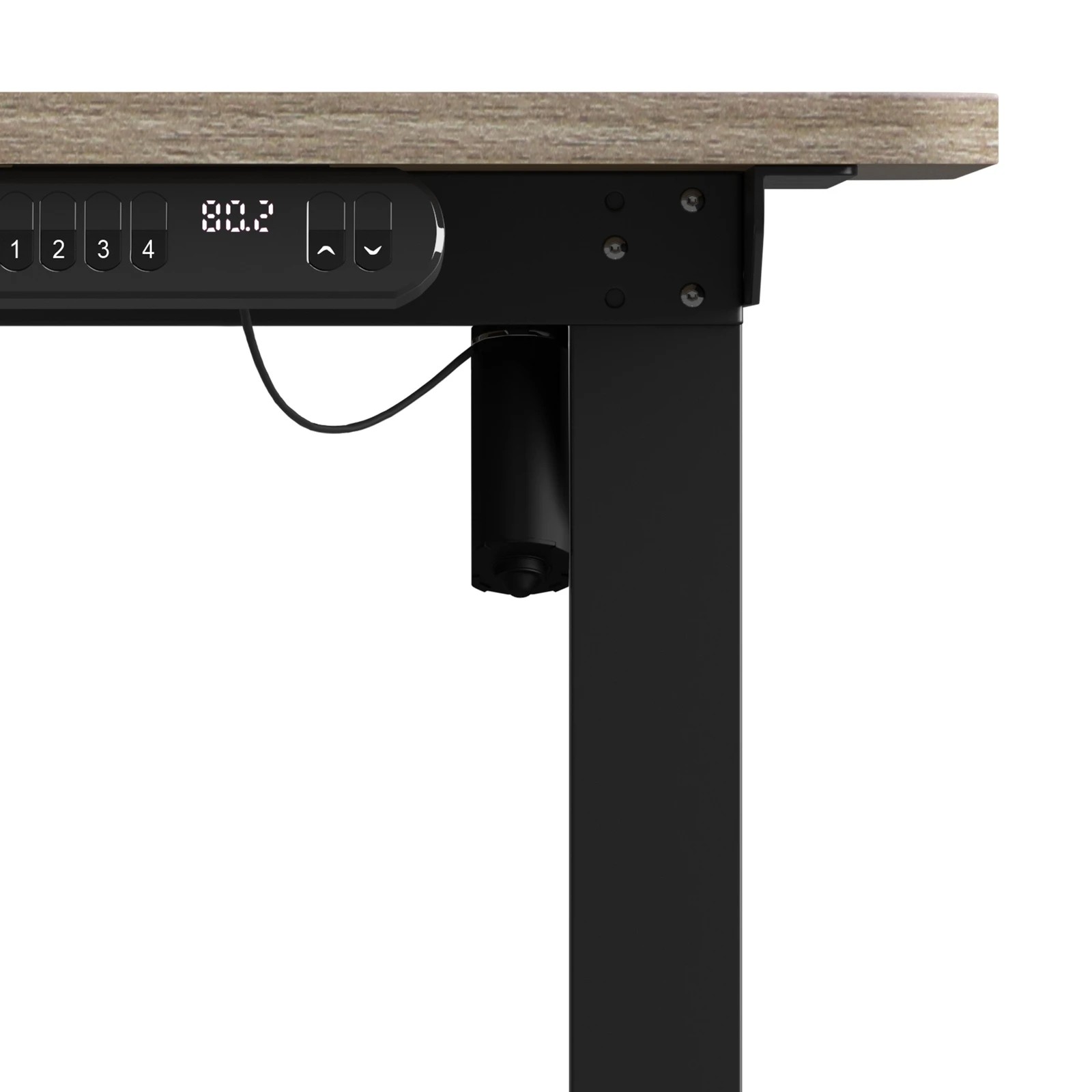 3 Oikiture Electric Standing Desk Single Motor 140cm Tabletop
 - Multi, 3 of 4