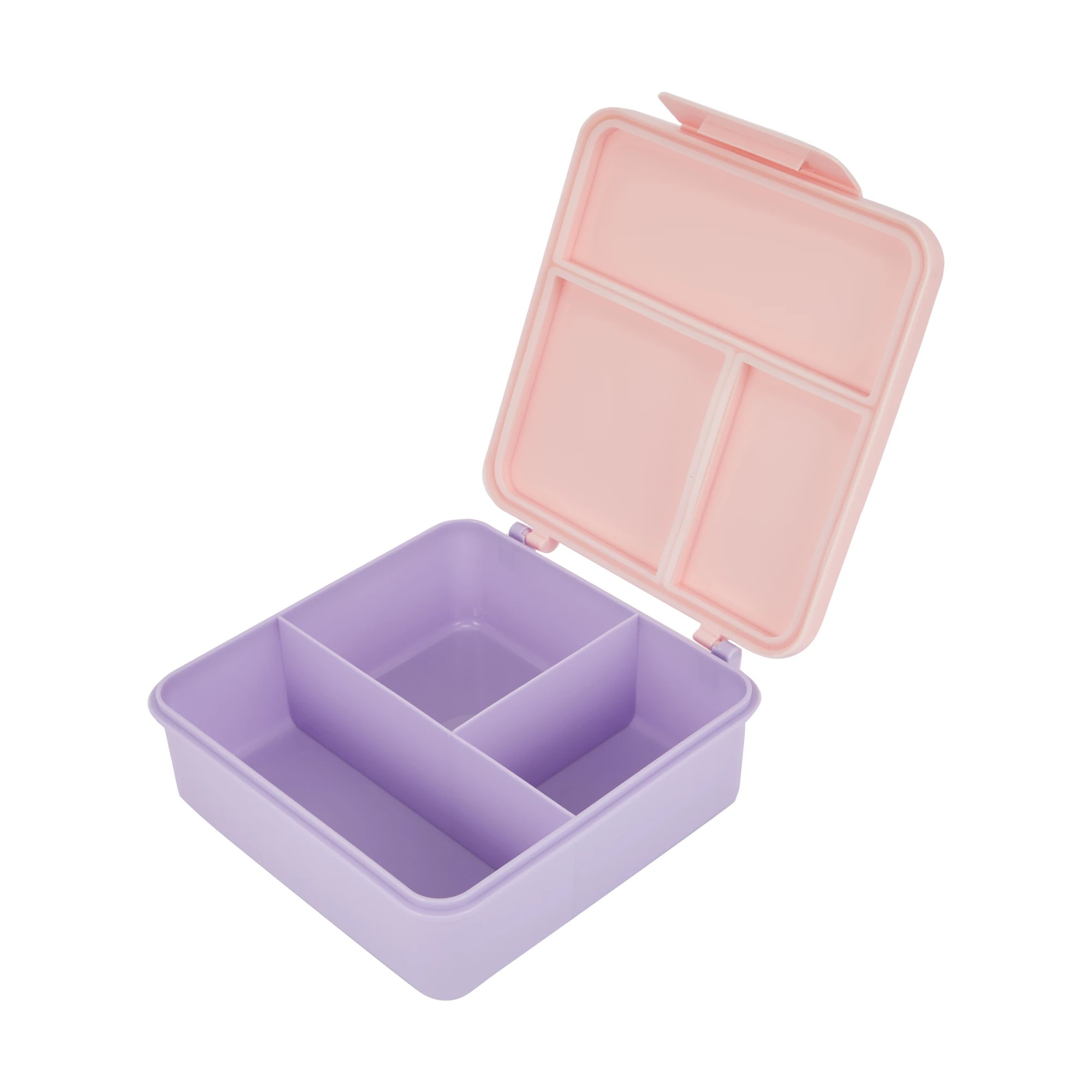 3 Pink and Lilac Square Bento Box, 3 of 5