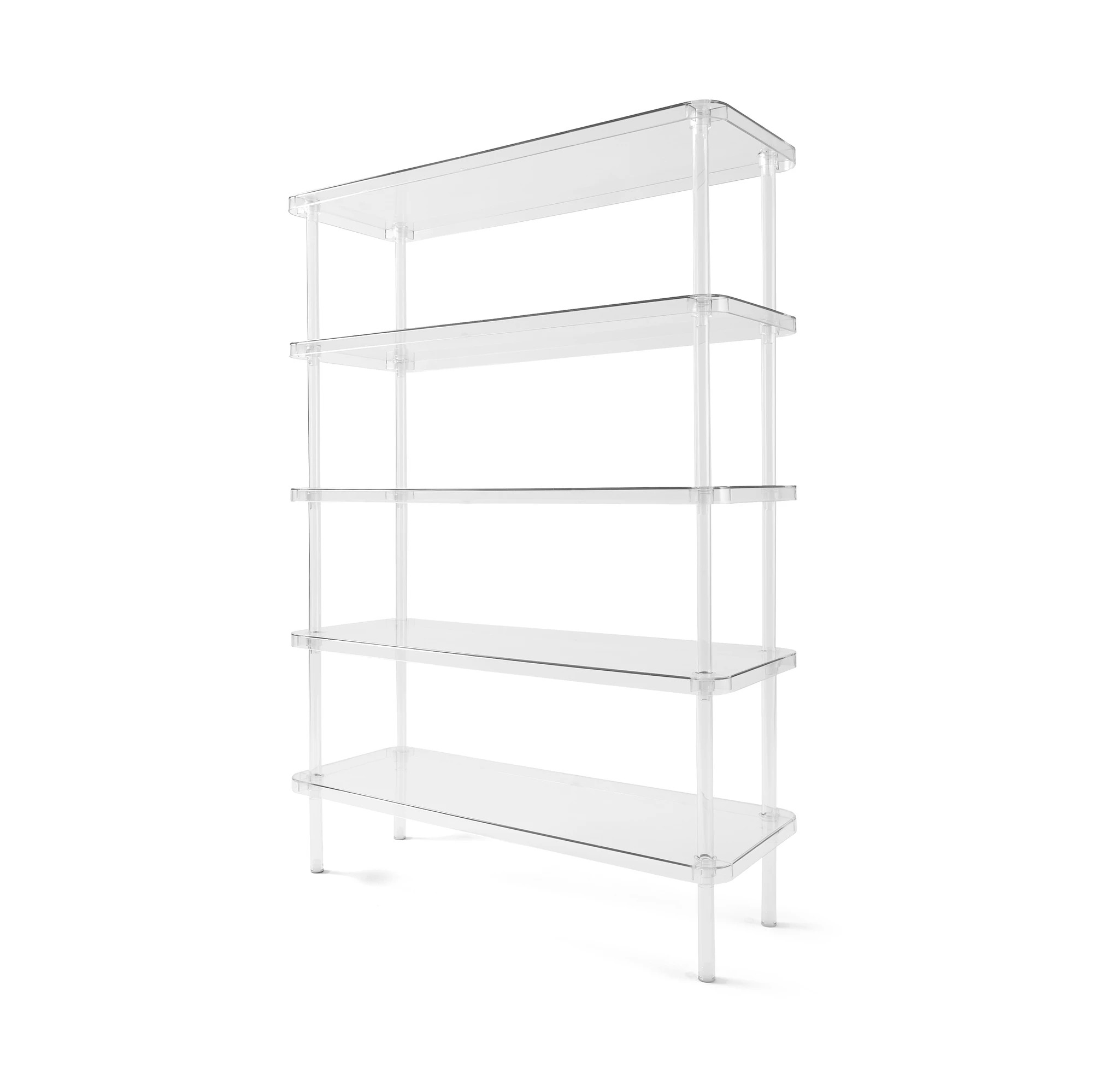 2 5 Tier Clear Shoe Rack - Clear, 2 of 7