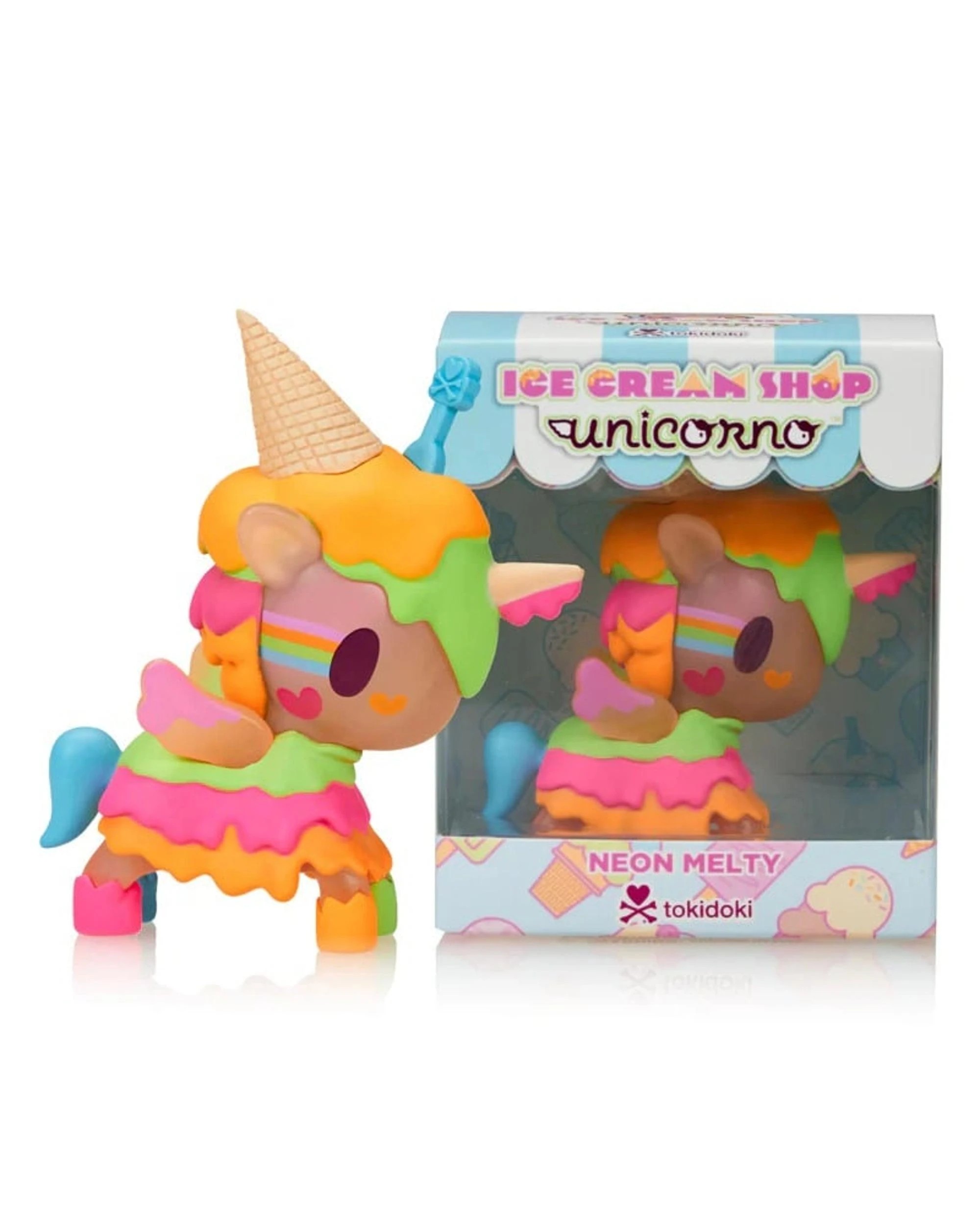 1 Tokidoki Unicorno Ice Cream Shop Neon Melty Limited Edition Figure, 1 of 4