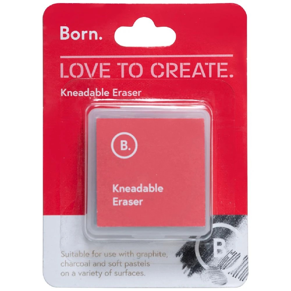 1 Born Kneadable Eraser Grey, 1 of 4