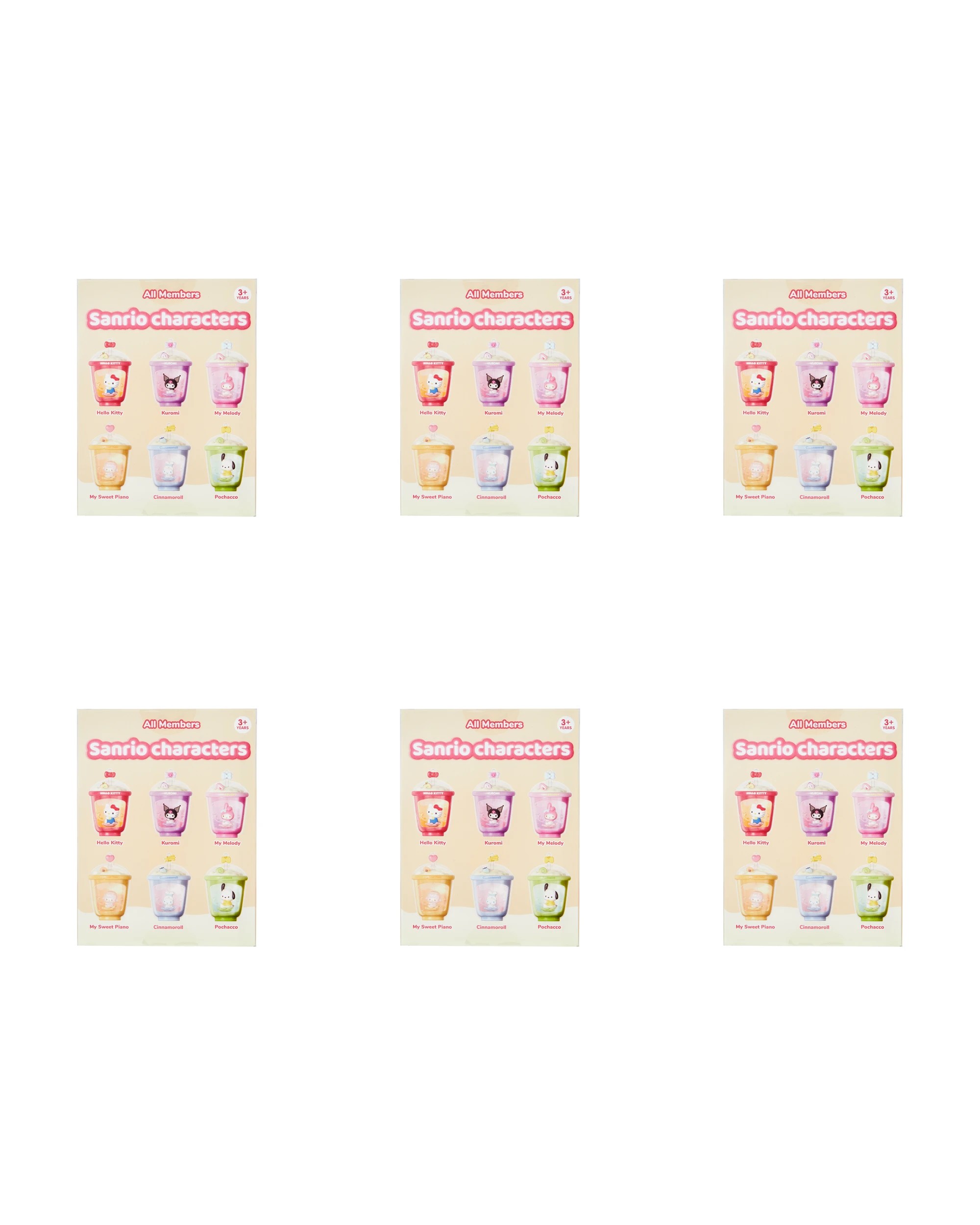 6 Sanrio Characters Milk Tea Series - Assorted, 6 of 6