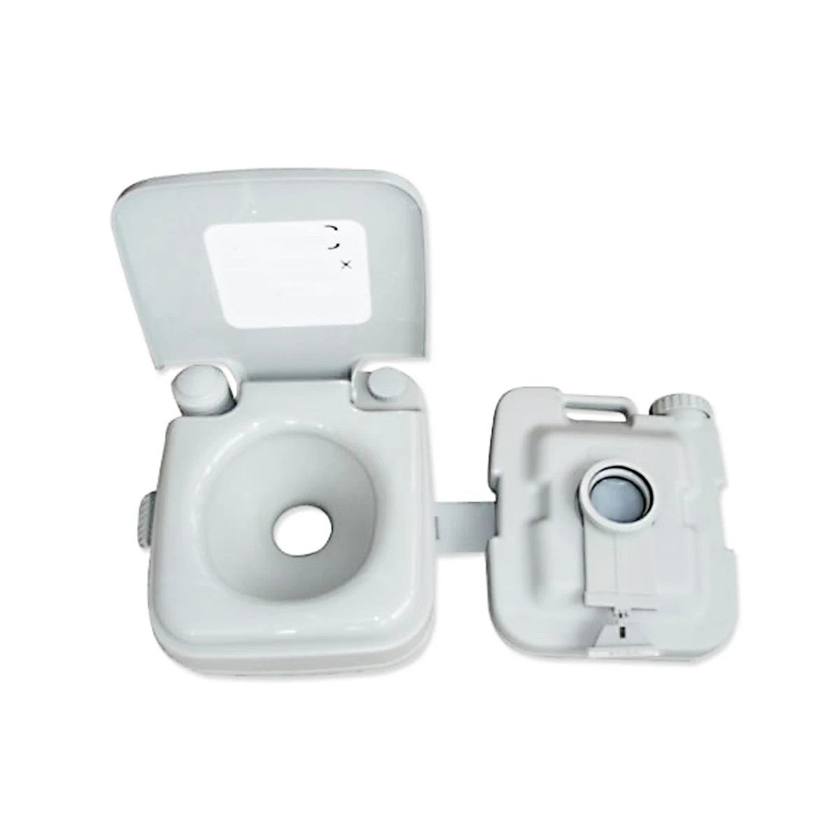 5 Ausway Porta Potty Seat with Piston Pump Flush Gray 10L, 5 of 7