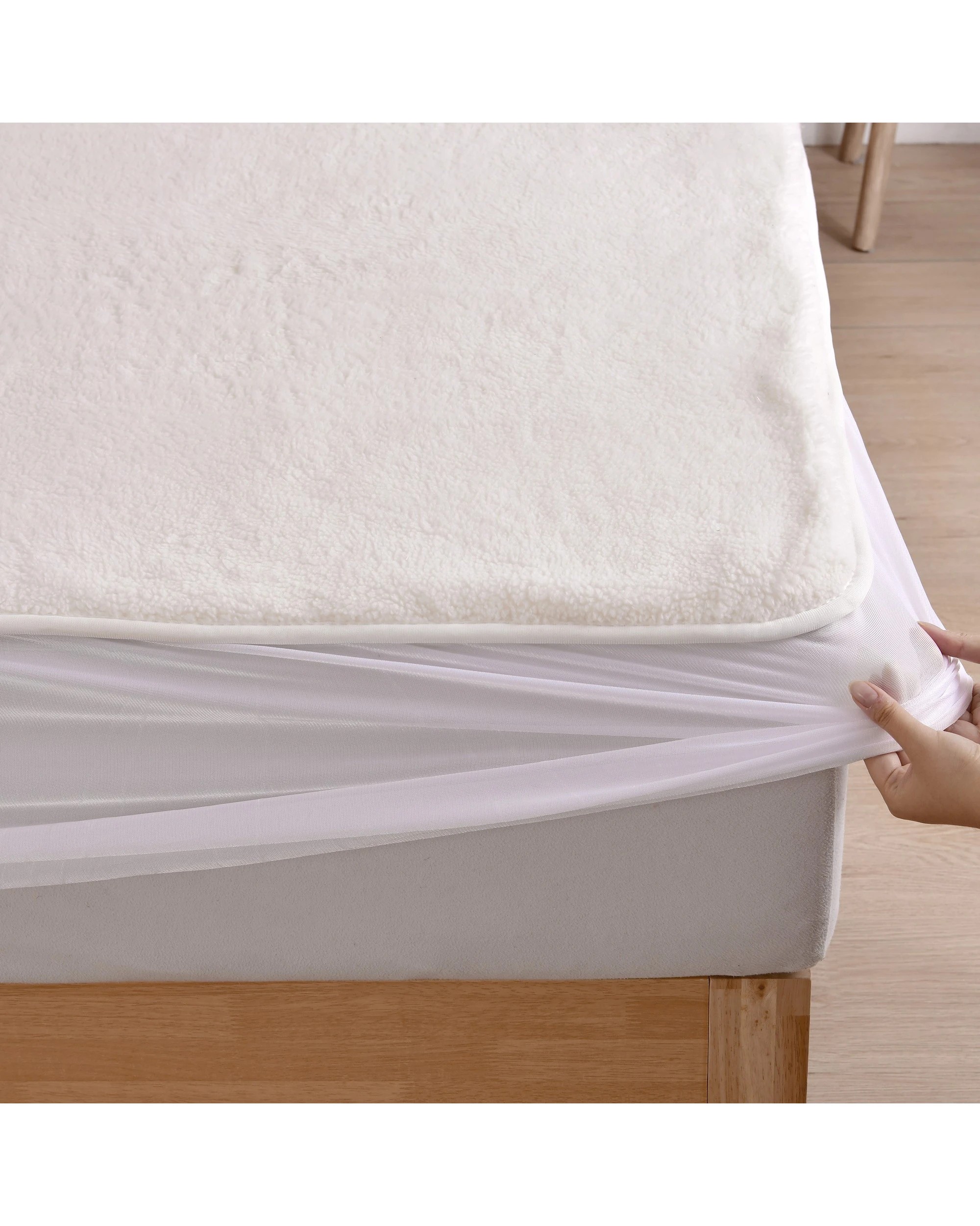 4 Dreamaker Fleece Top Multizone Electric Blanket - King Bed - Beige, 4 of 8