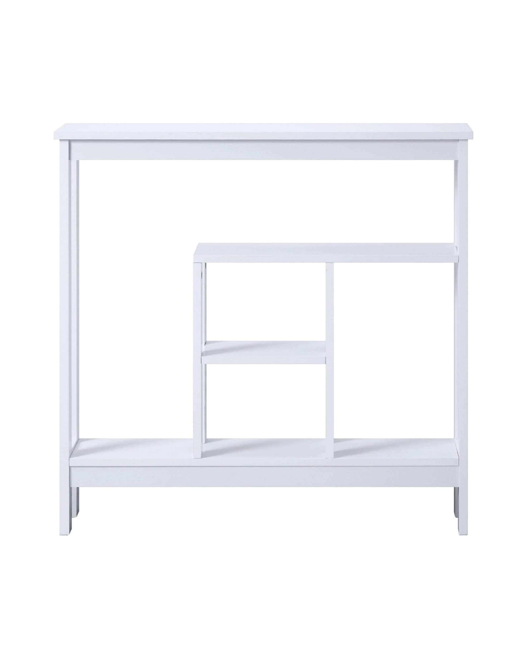 2 Sarantino Julian Console Table in White - White, 2 of 7