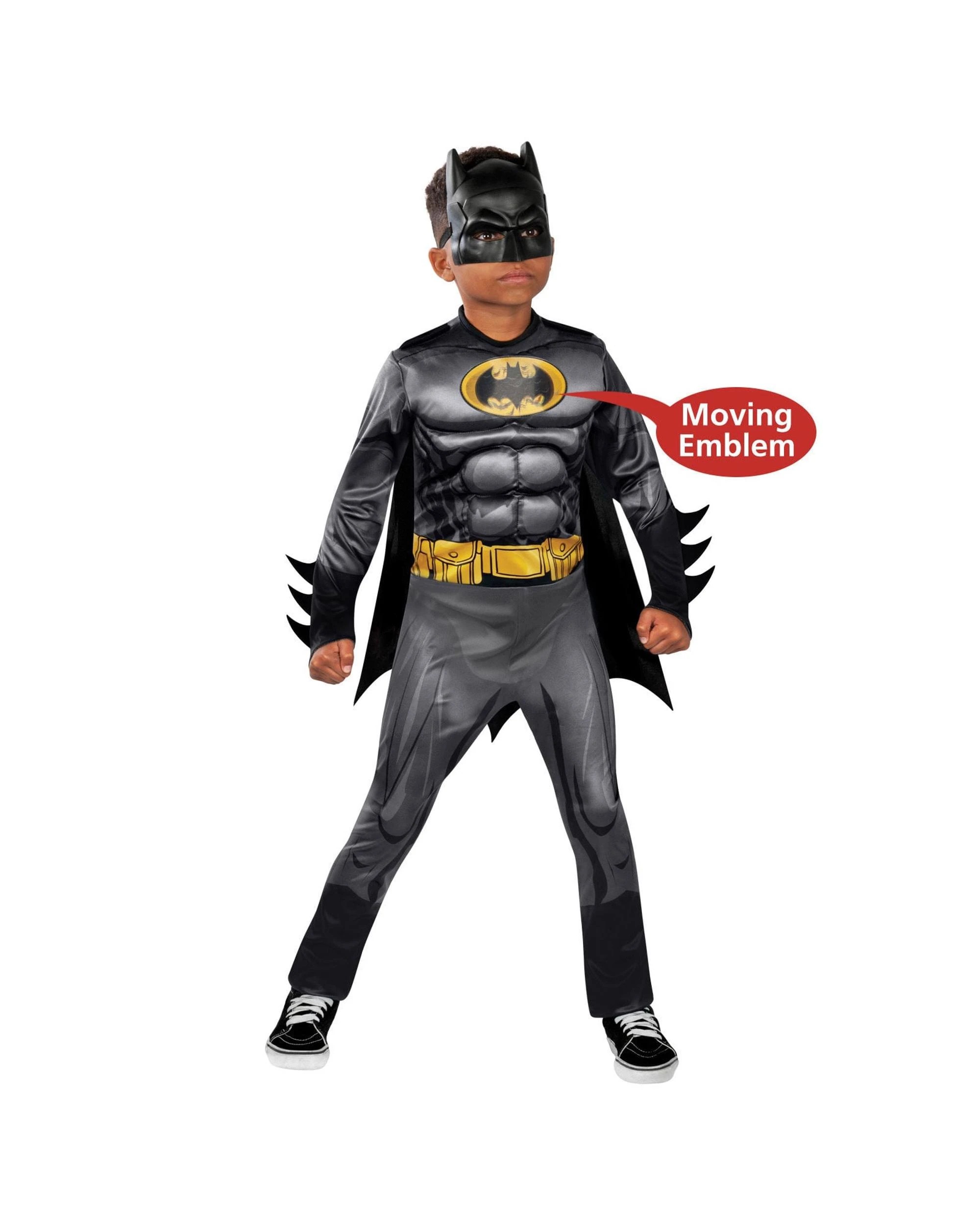 1 DC Batman Deluxe Lenticular Costume Size 6-8 Years, 1 of 5