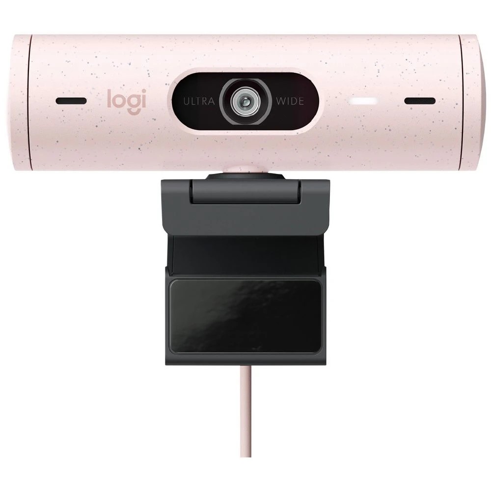 1 Logitech Brio 500 Full HD HDR Webcam Rose, 1 of 10