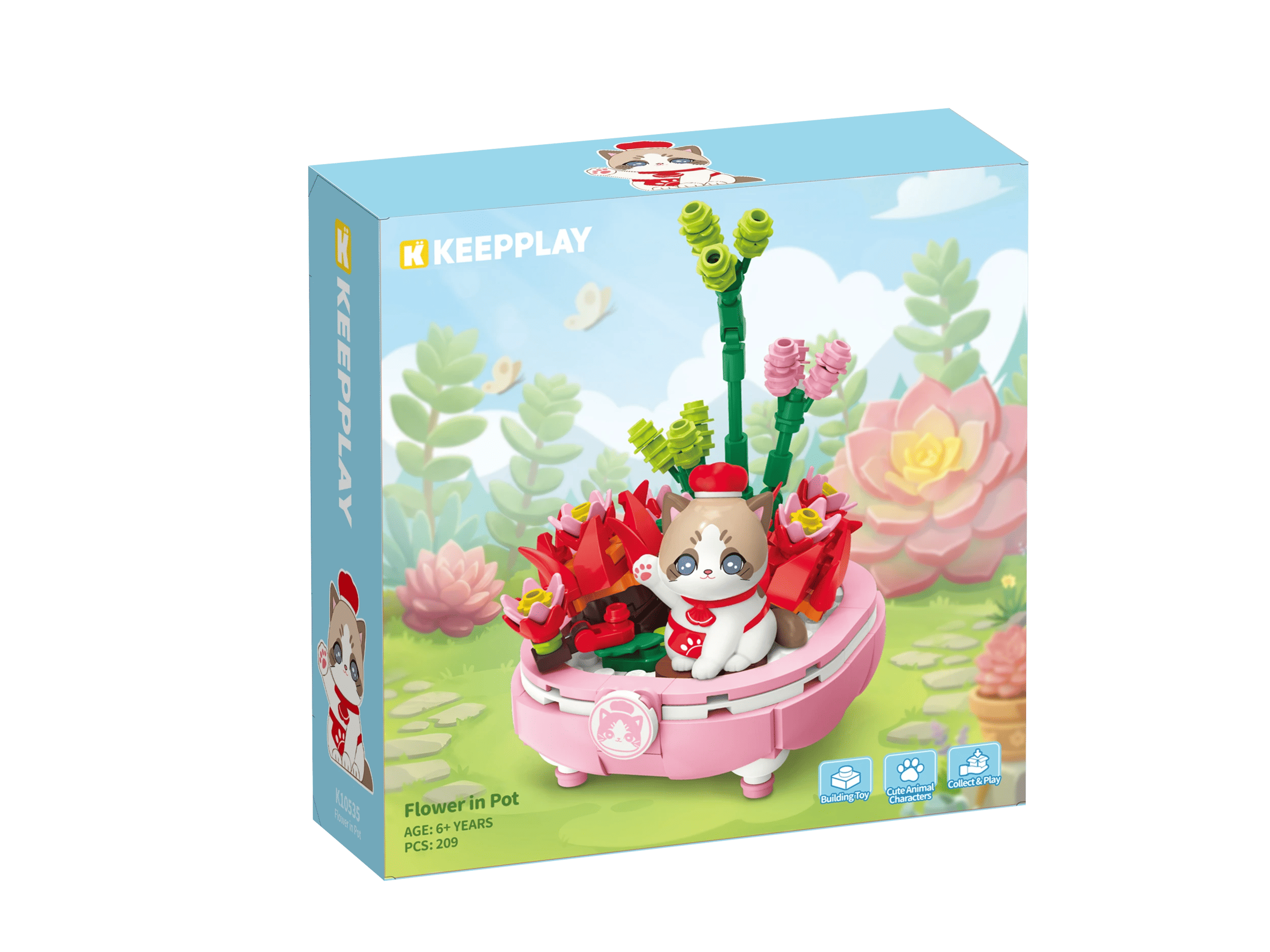 3 Keepplay Flower - Assorted, 3 of 5