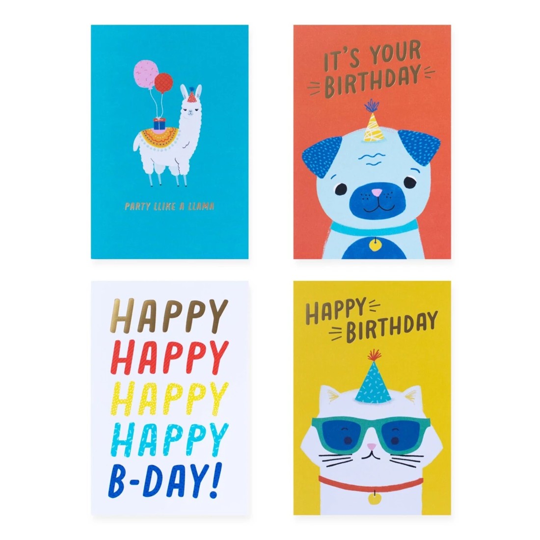 3 12 Pack Hallmark Birthday Cards - Fun Animals, 3 of 3